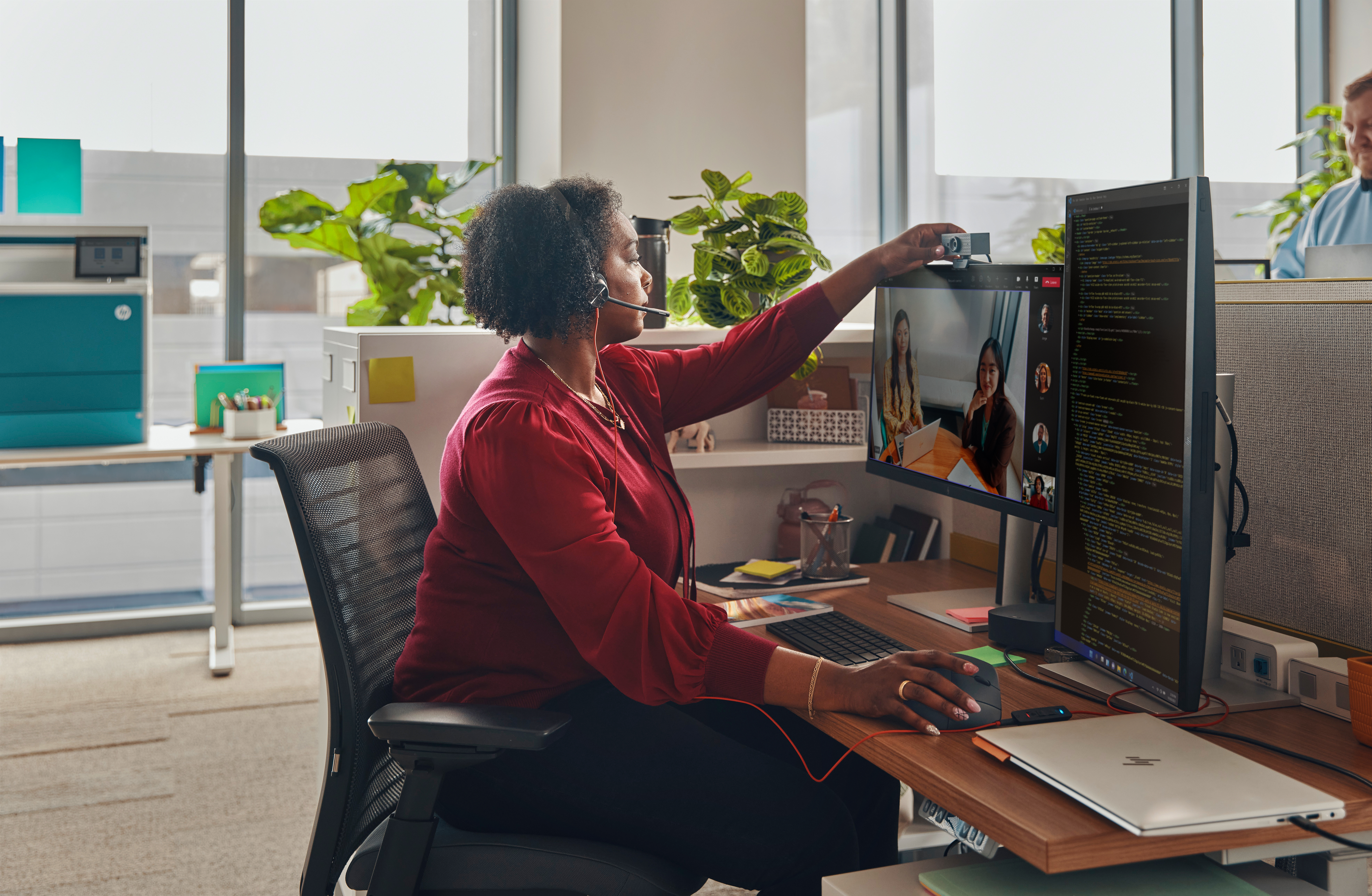 HP Poly Blackwire 3310 Monaural Microsoft Teams-sertifisert USB-C-hodesett + USB-C/A-adapter