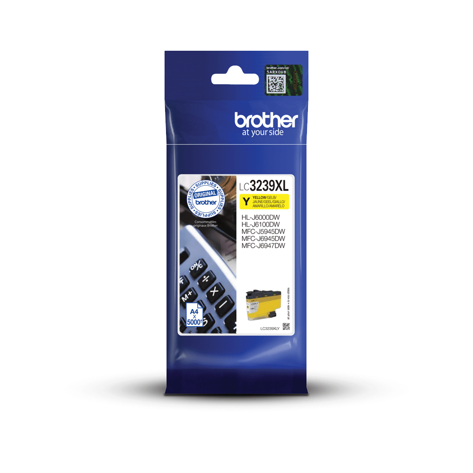 Brother LC-3239XLY blekkpatron 1 stykker Original Høyt (XL) utbytte Gult