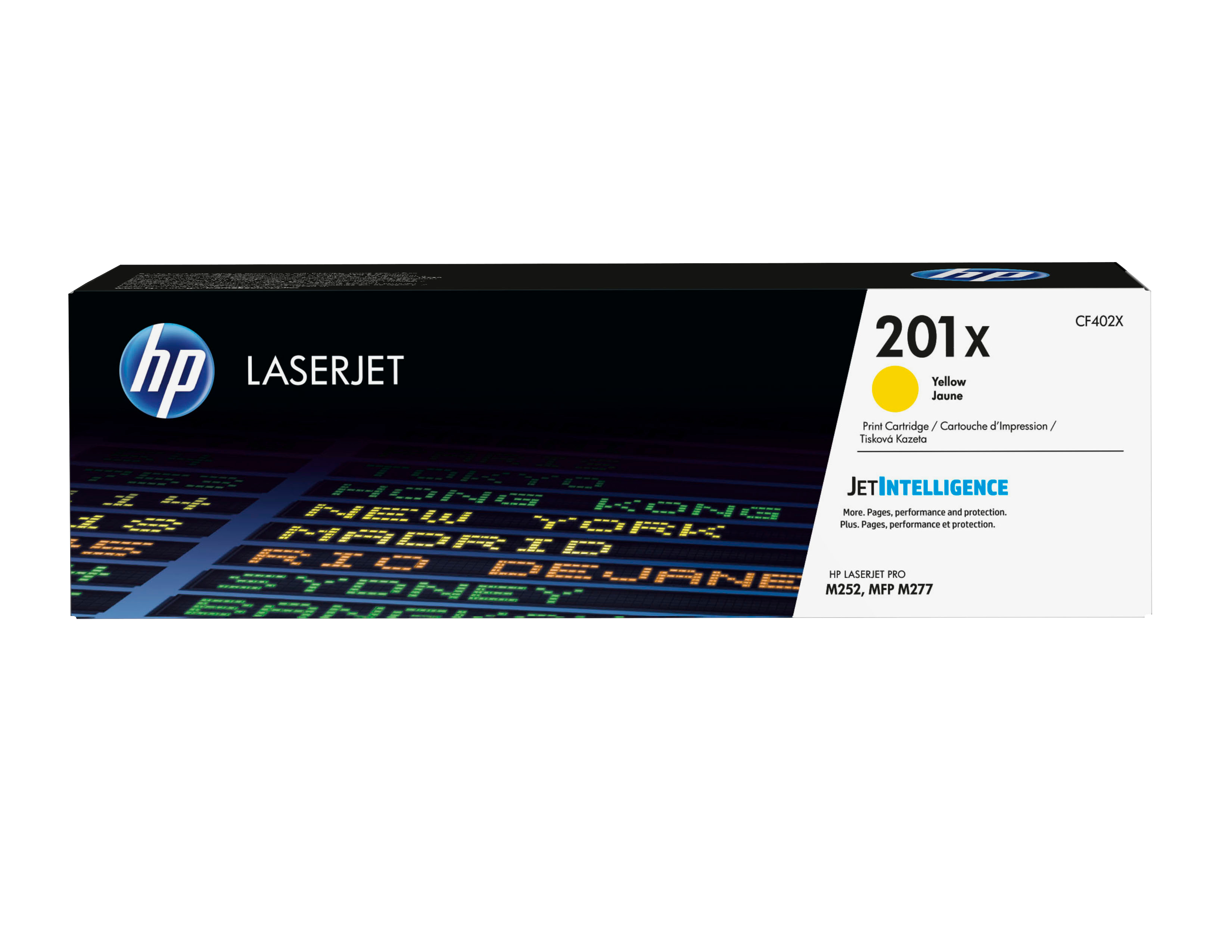 HP 201X høykapasitet gul LaserJet-originaltonerkassett