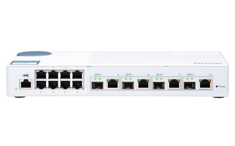 QNAP QSW-M408-4C nettverkssvitsj Håndtert L2 Gigabit Ethernet (10/100/1000) Hvit