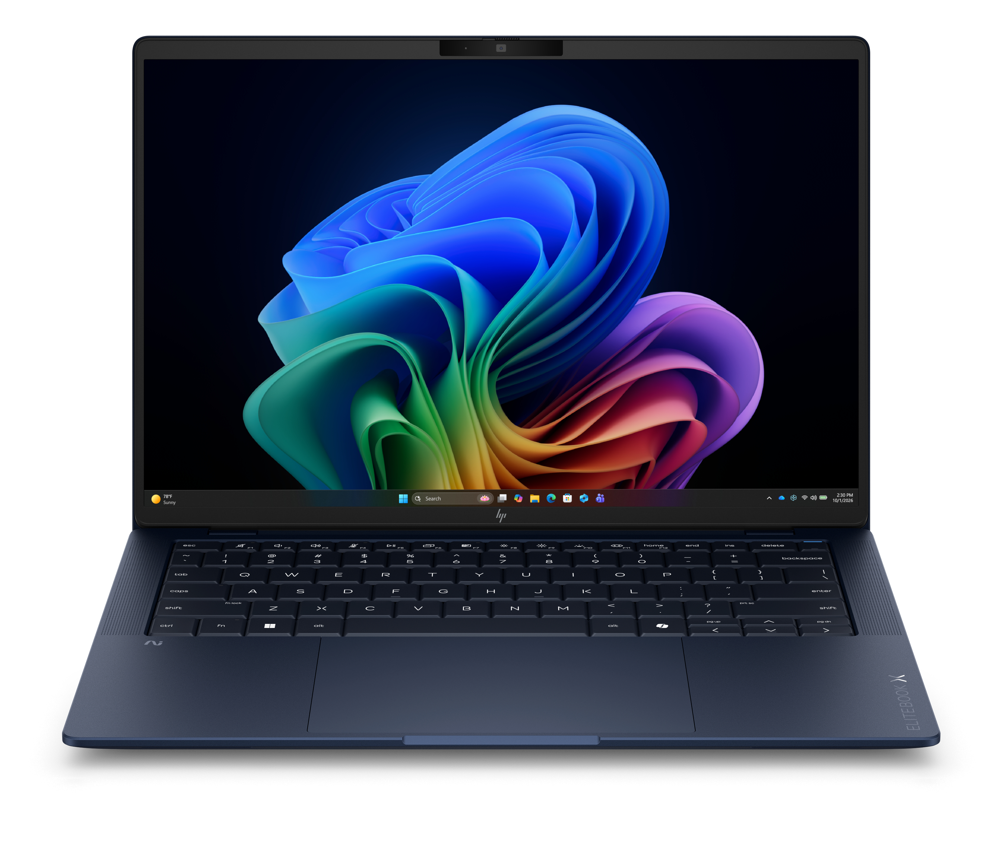 HP DT9Q5AT bærbar PC Copilot+ PC Intel Core Ultra 5 325 Laptop 35,6 cm (14") WUXGA 16 GB LPDDR5x-SDRAM 512 GB SSD Wi-Fi 7 (802.11be) Windows 11 Pro Blå