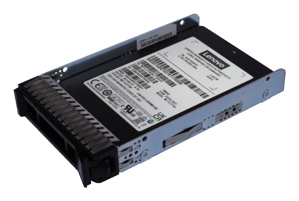 Lenovo 4XB7A90873 intern halvlederstasjon 480 GB 2.5" Serial ATA III V-NAND TLC