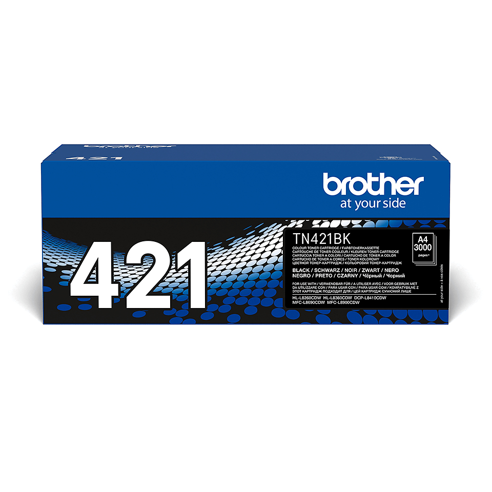 Brother TN-421BK tonerpatron 1 stykker Original Svart