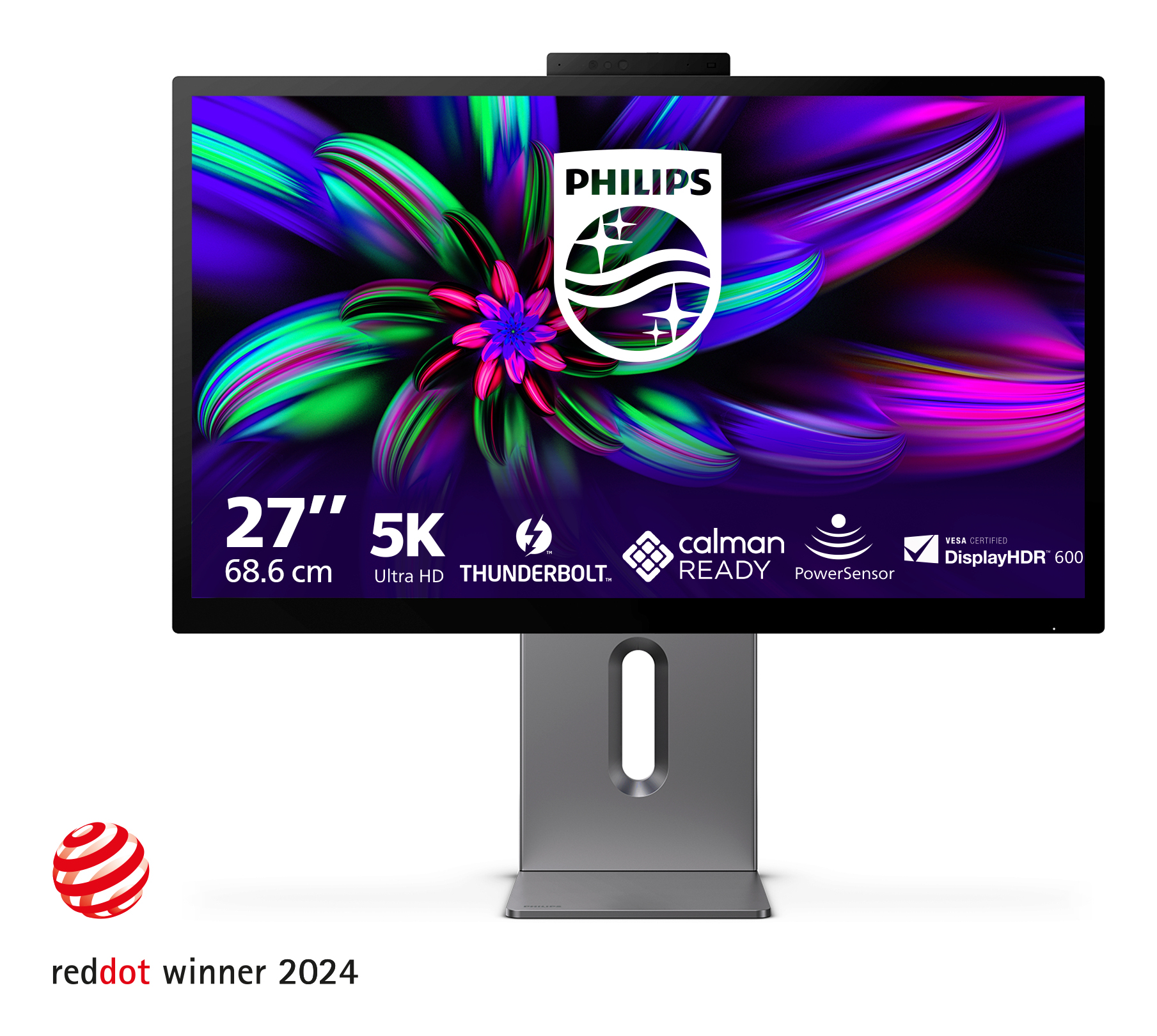 Philips Brilliance 27E3U7903/00 PC-skjerm 68,6 cm (27") 5120 x 2880 piksler 5K Ultra HD LCD Grå