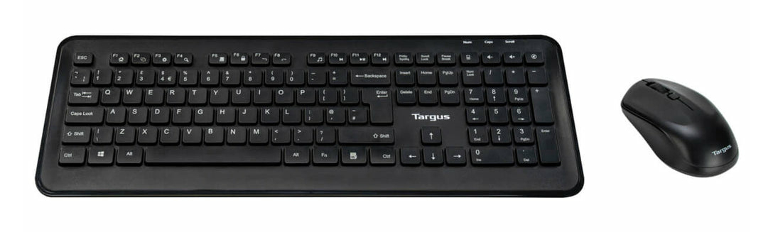 Targus AKM610NO tastatur Mus inkludert Universell RF kabel-fri QWERTY Nordisk Svart