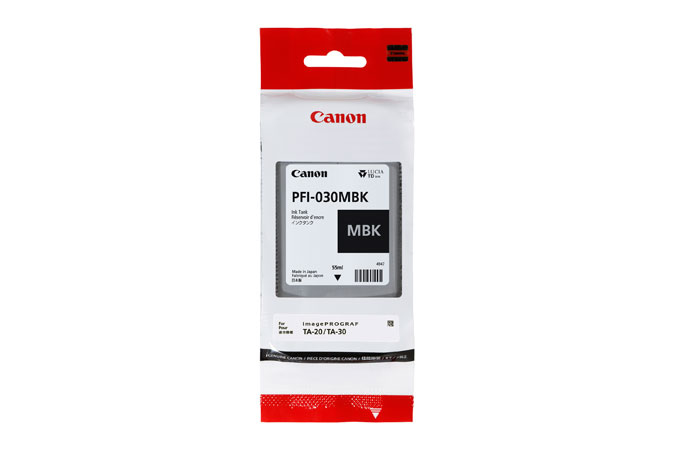 Canon PFI-030 MBK blekkpatron 1 stykker Original Matt svart