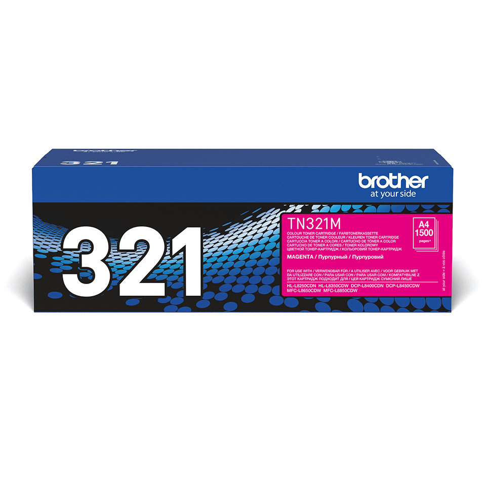 Brother TN-321M tonerpatron 1 stykker Original Fiolblå