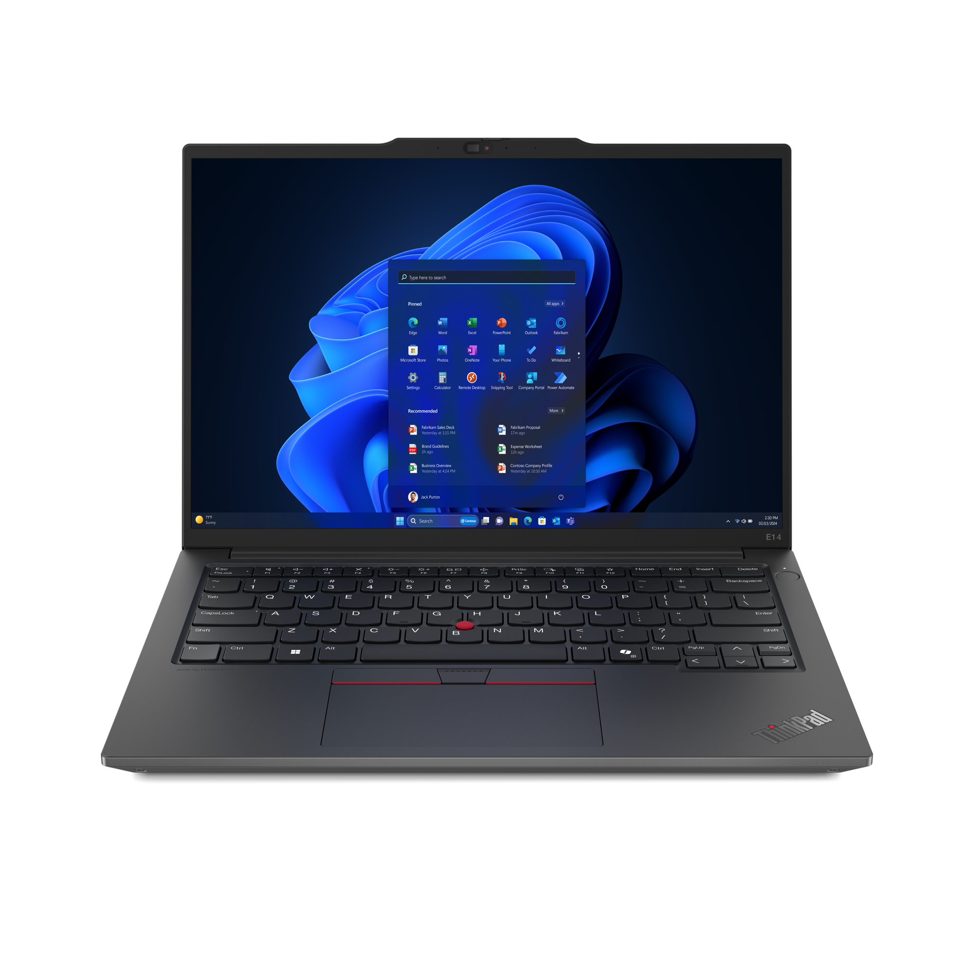 Lenovo ThinkPad E14 Gen 6 (AMD) AMD Ryzen™ 5 7535HS Laptop 35,6 cm (14") WUXGA 16 GB DDR5-SDRAM 512 GB SSD Wi-Fi 6E (802.11ax) Windows 11 Pro Svart Nordisk