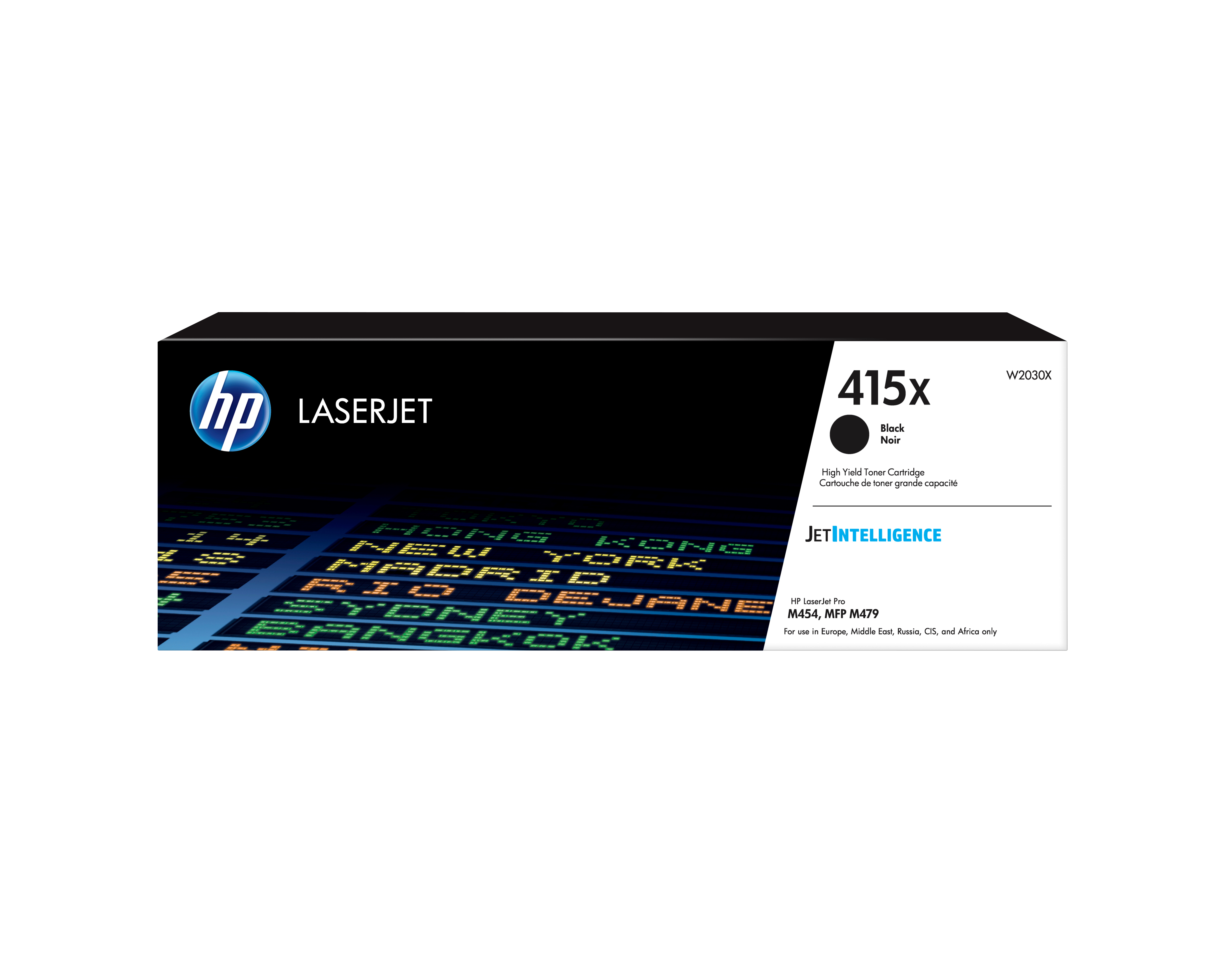 HP 415X høykapasitets svart, original LaserJet-tonerkassett