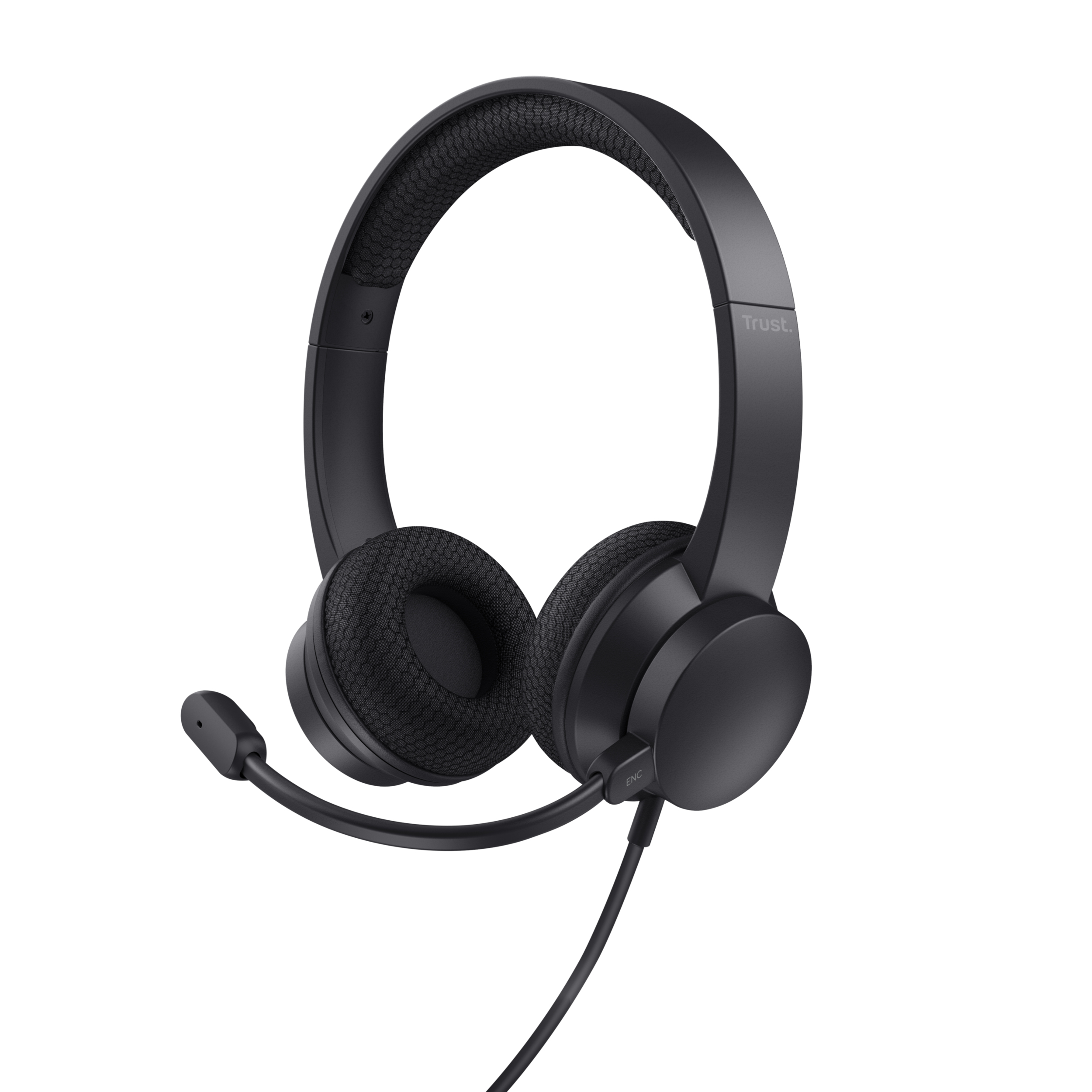 Trust HS-260 Hodesett Koblet med ledninger (ikke trådløs) Halsbånd Kontor/kundesenter USB Type-A Svart