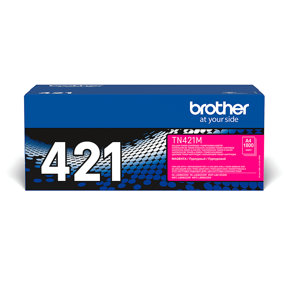 Brother TN-421M tonerpatron 1 stykker Original Fiolblå