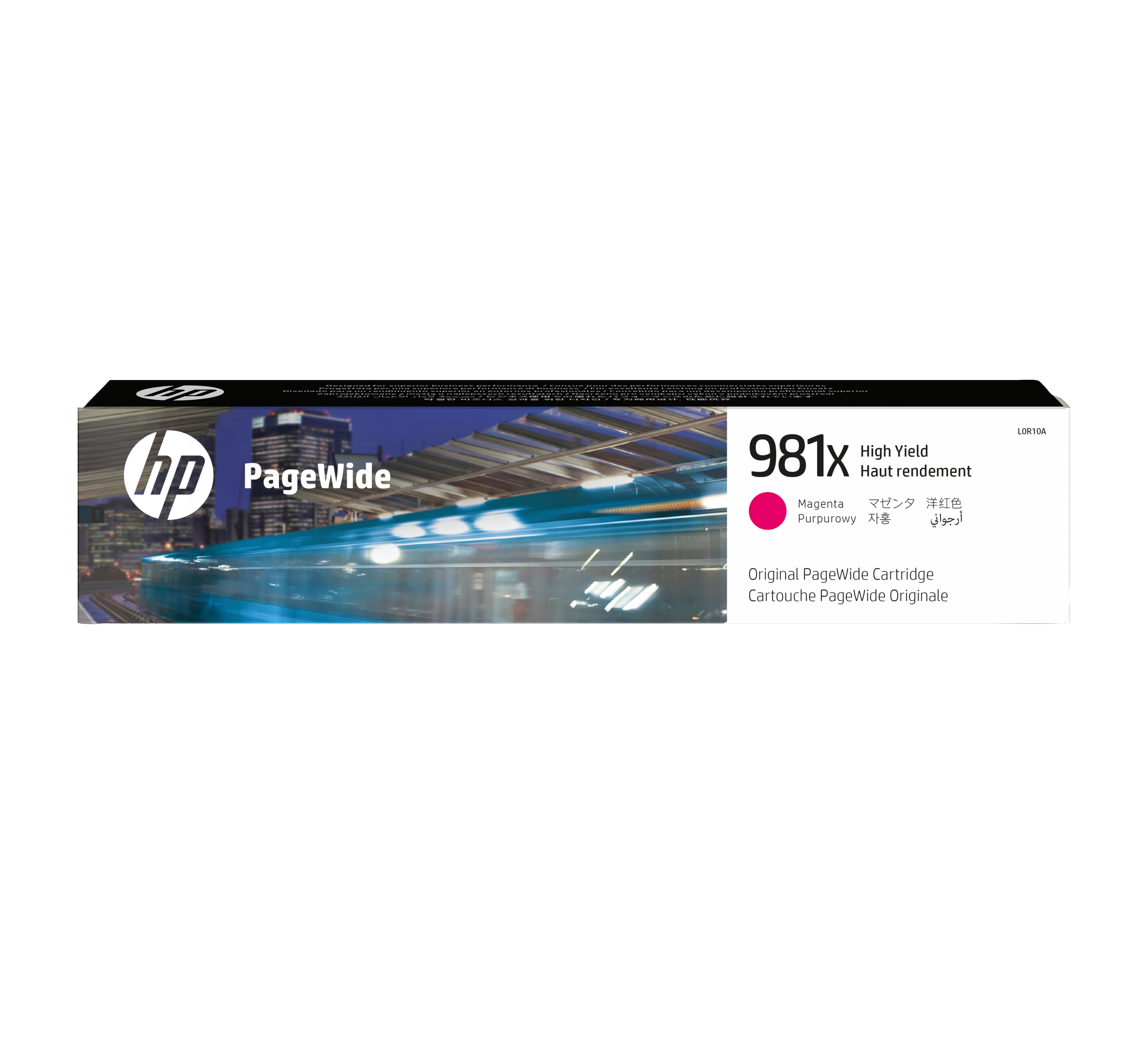HP 981X høykapasitet magenta original PageWide-patron