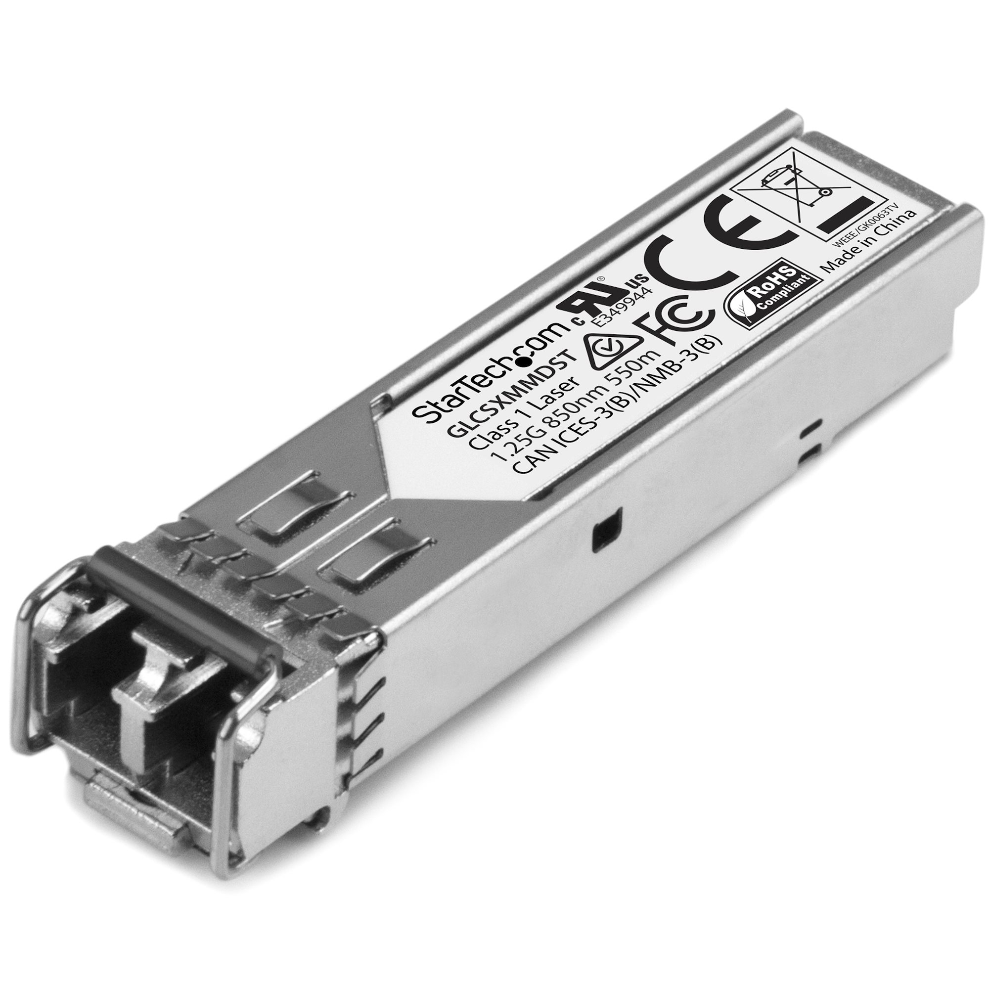 StarTech.com GLCSXMMDST nettverkstransceivermodul Fiber optisk 1250 Mbit/s SFP 850 nm