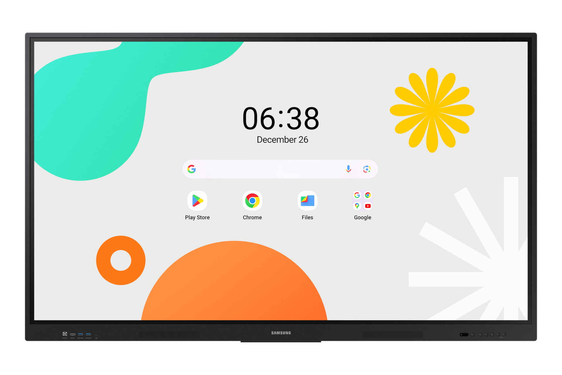 Samsung WA65F Interaktiv tavle 165,1 cm (65") 3840 x 2160 piksler Berøringsskjerm Svart