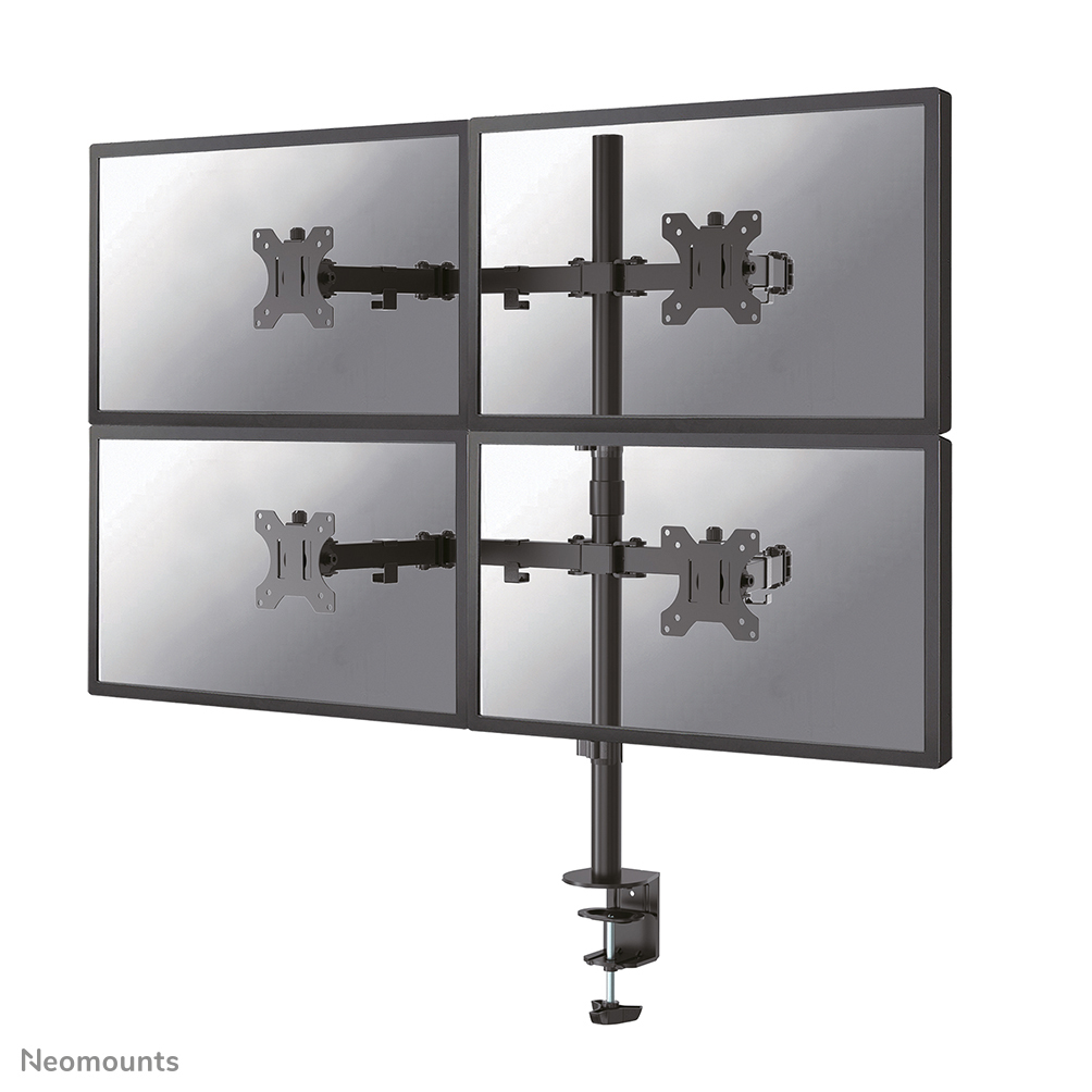Neomounts FPMA-D550D4BLACK montering/stativ for skjerm 81,3 cm (32") Bord Svart