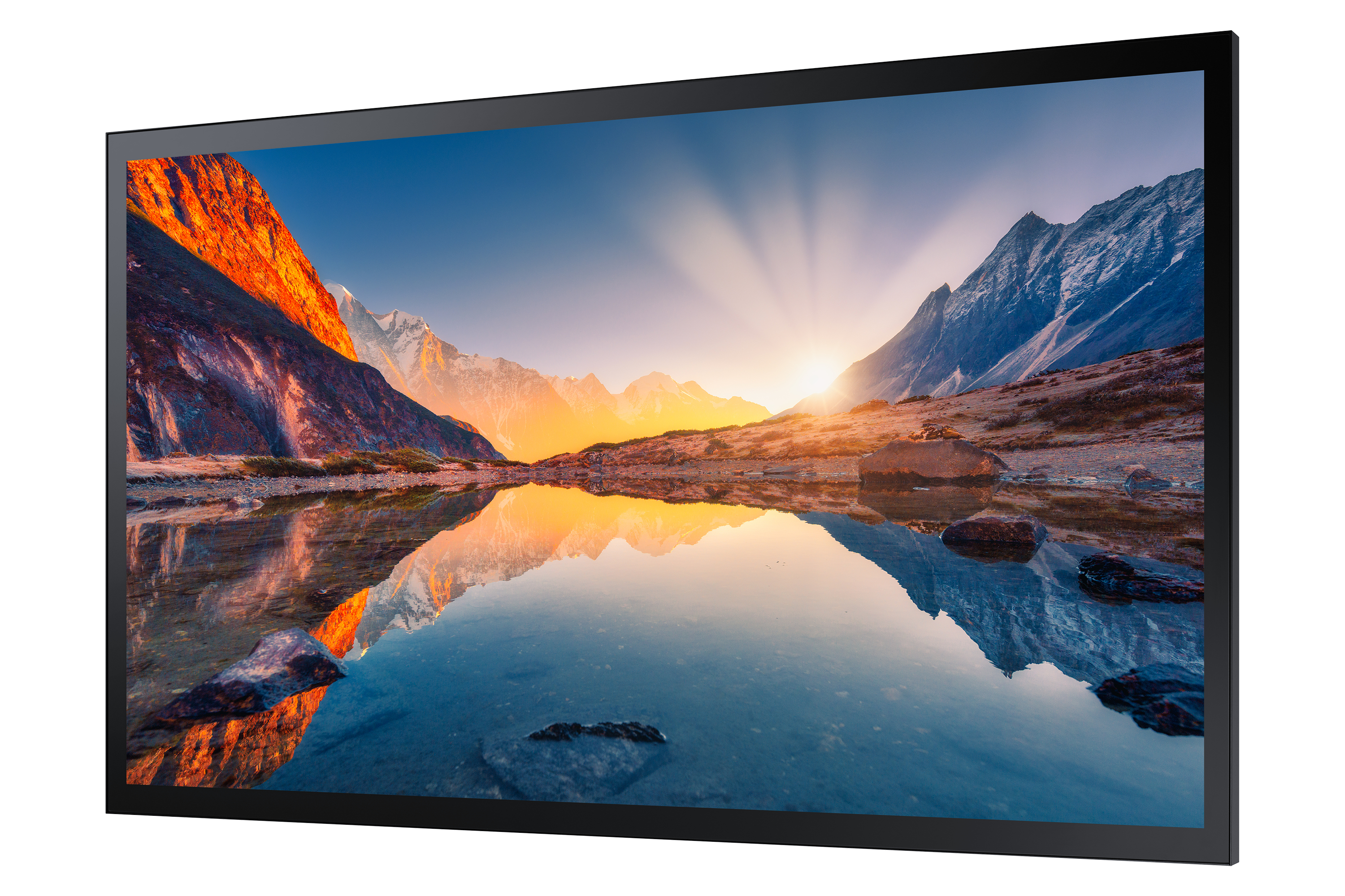 Samsung QM55B-T Digital skiltingstavle (flatskjerm) 139,7 cm (55") LCD Wi-Fi 400 cd/m² 4K Ultra HD Svart Berøringsskjerm Innebygd prosessor Tizen 6.5 24/7