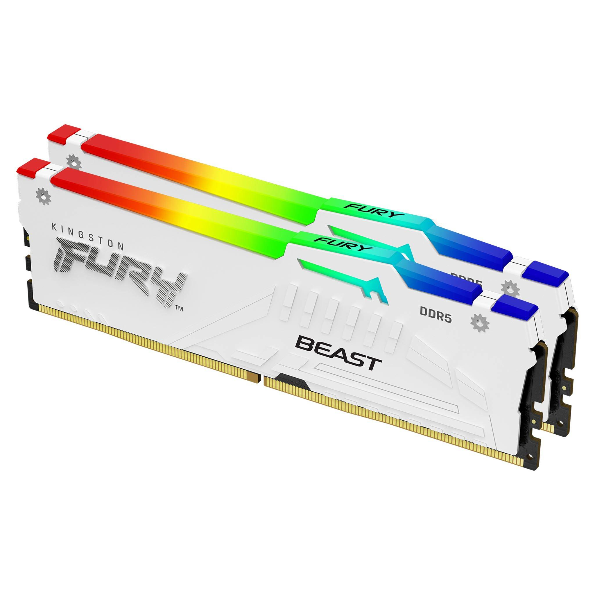 Kingston Technology FURY Beast RGB minnemodul 32 GB 2 x 16 GB DDR5 5600 MT/s 288-pin DIMM