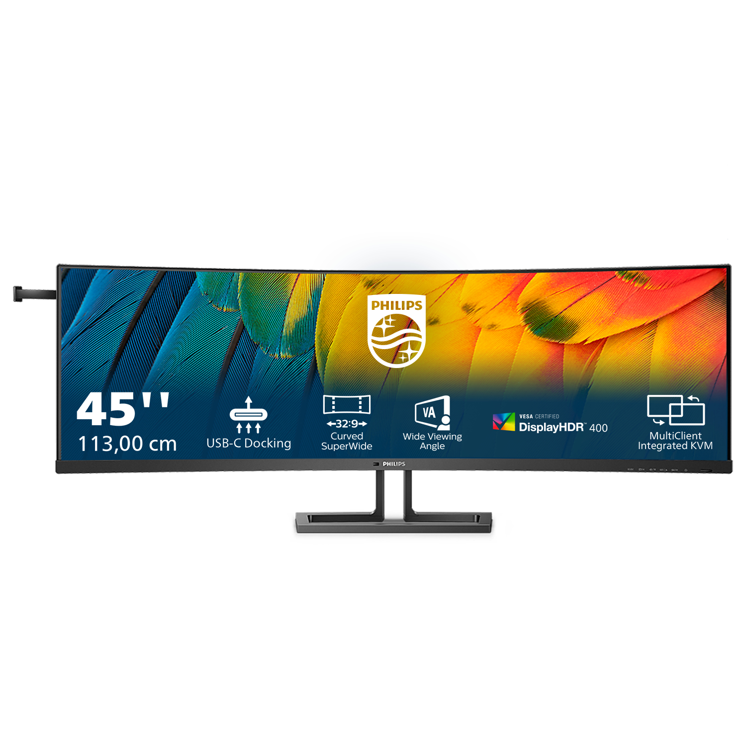 Philips 6000 series 45B1U6900C/00 PC-skjerm 113 cm (44.5") 5120 x 1440 piksler UltraWide Dual Quad HD LED Svart