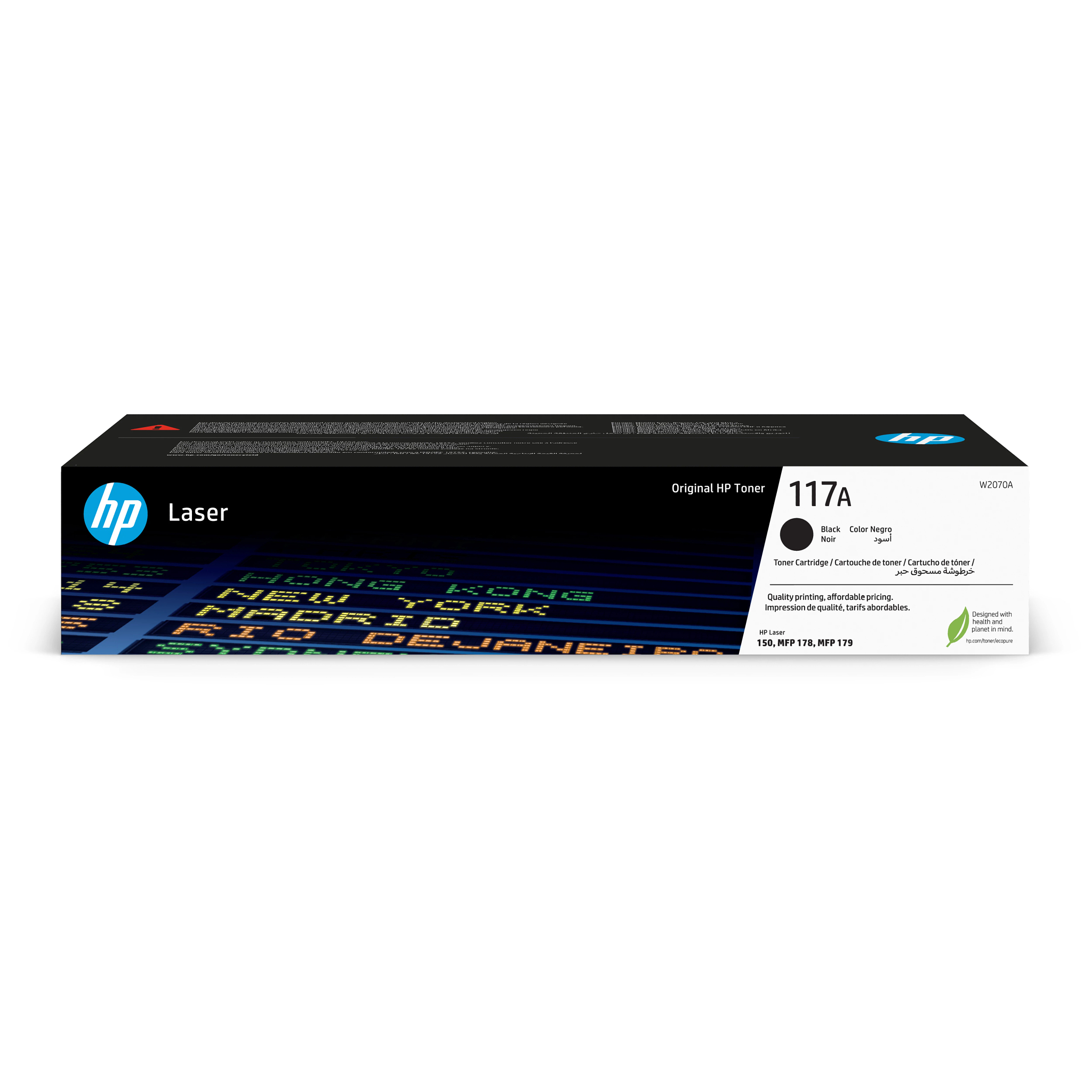 HP 117A svart original lasertonerkassett