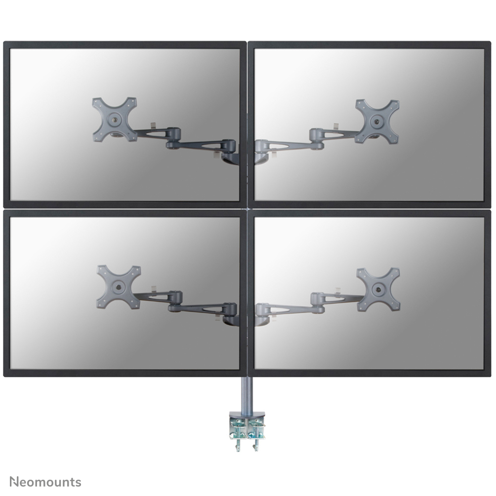 Neomounts FPMA-D935D4 montering/stativ for skjerm 68,6 cm (27") Bord Sølv