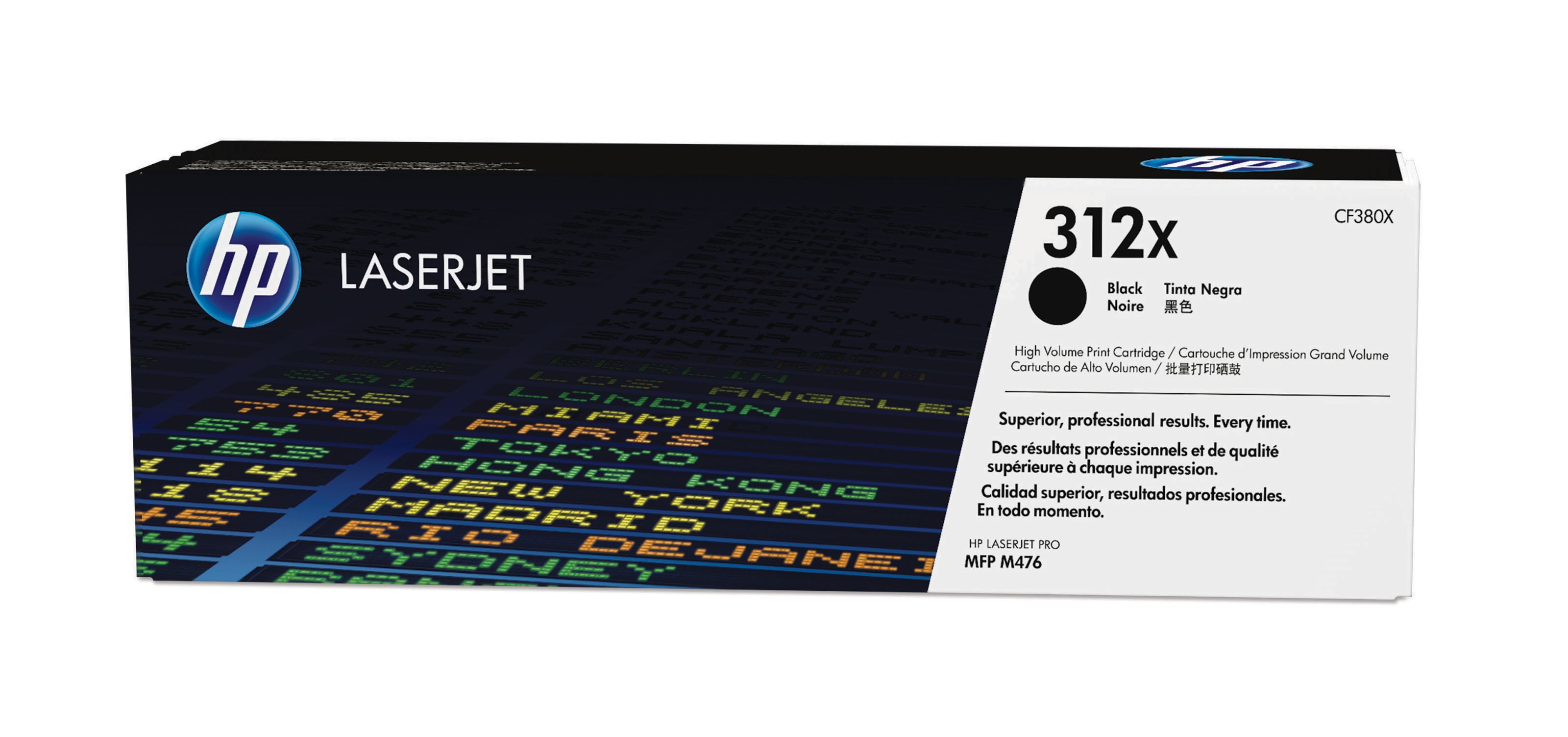 HP 312X høykapasitet svart LaserJet-tonerkassett