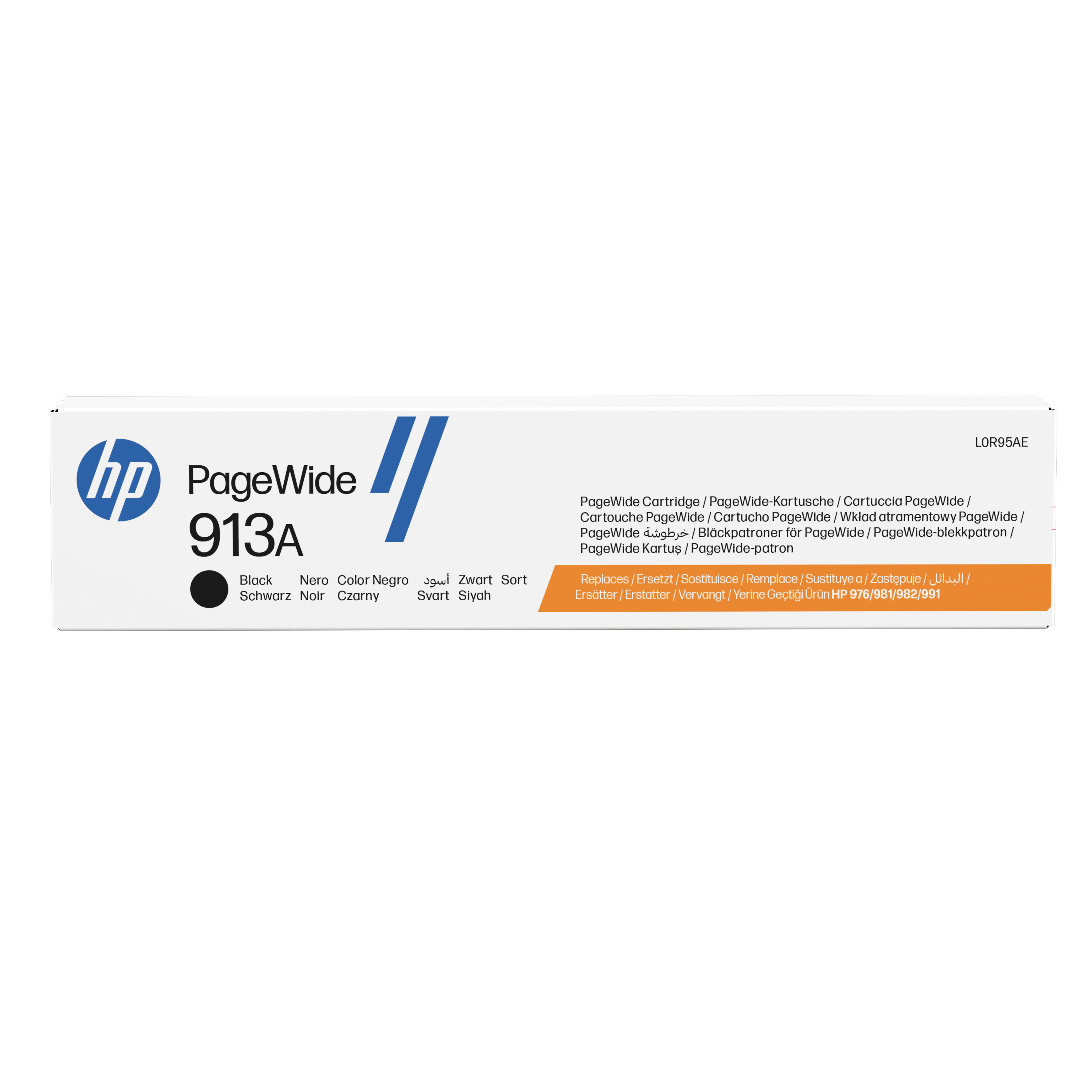 HP 913A svart original PageWide-blekkpatron