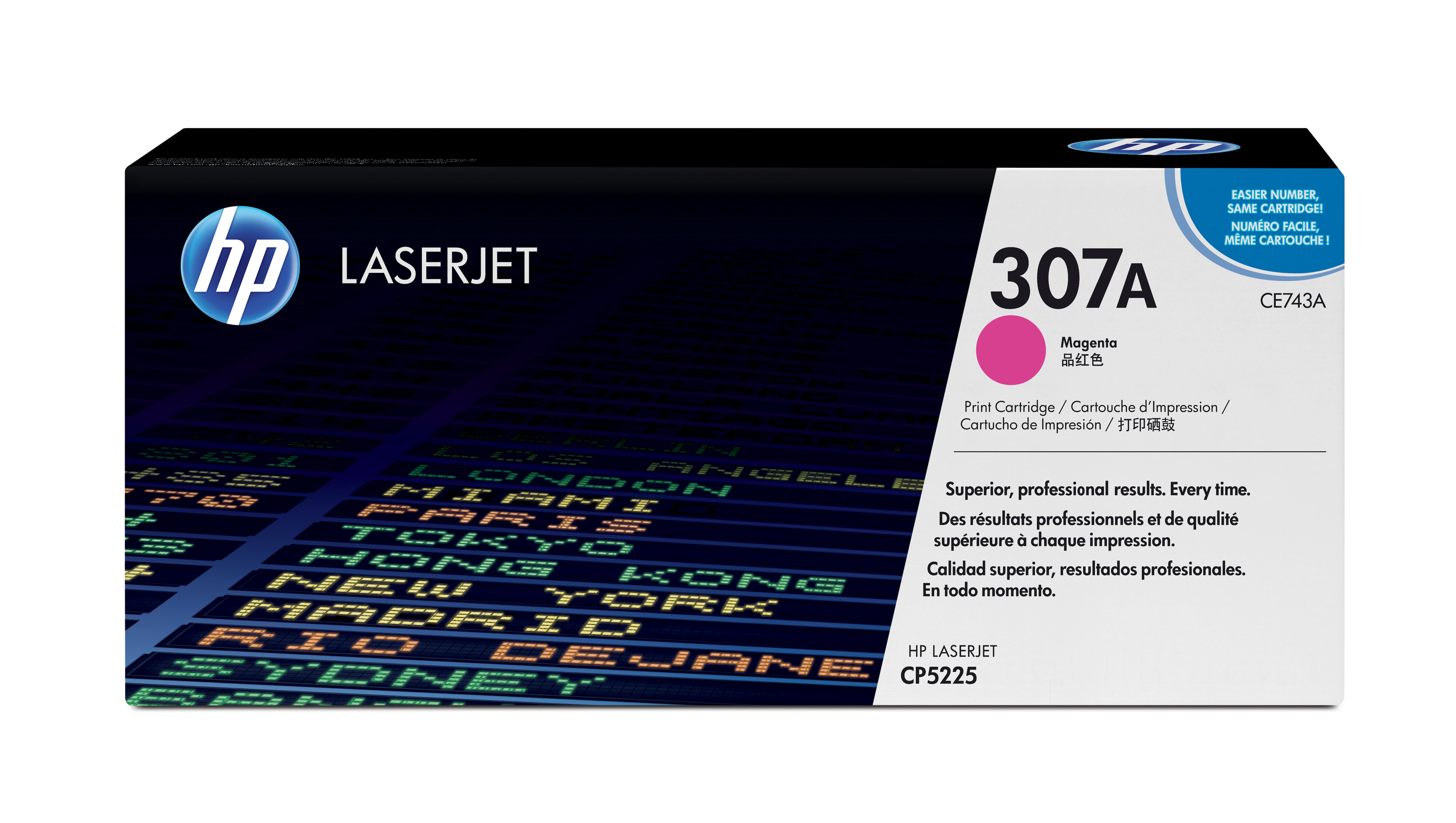 HP 307A magenta original LaserJet-tonerkassett