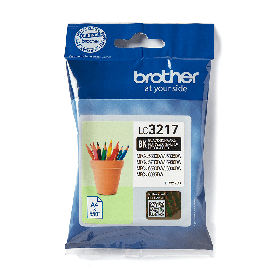 Brother LC3217BK blekkpatron 1 stykker Original Svart