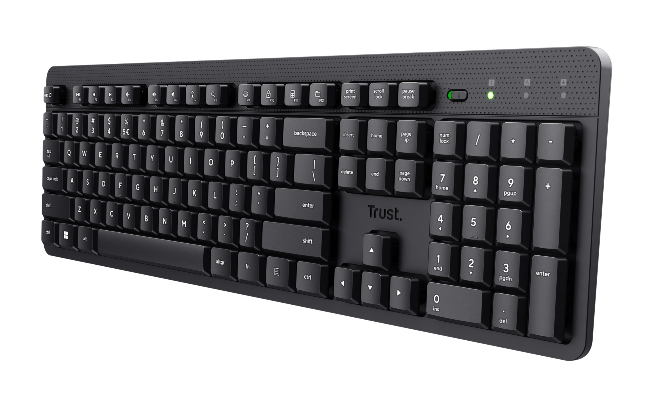Trust Ody II tastatur Kontor RF kabel-fri QWERTY Nordisk Svart