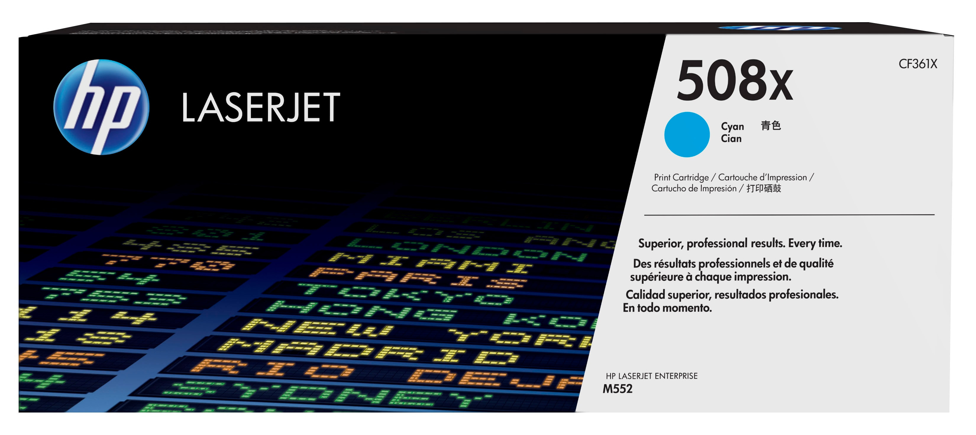 HP 508X høykapasitet cyan LaserJet-originaltonerkassett