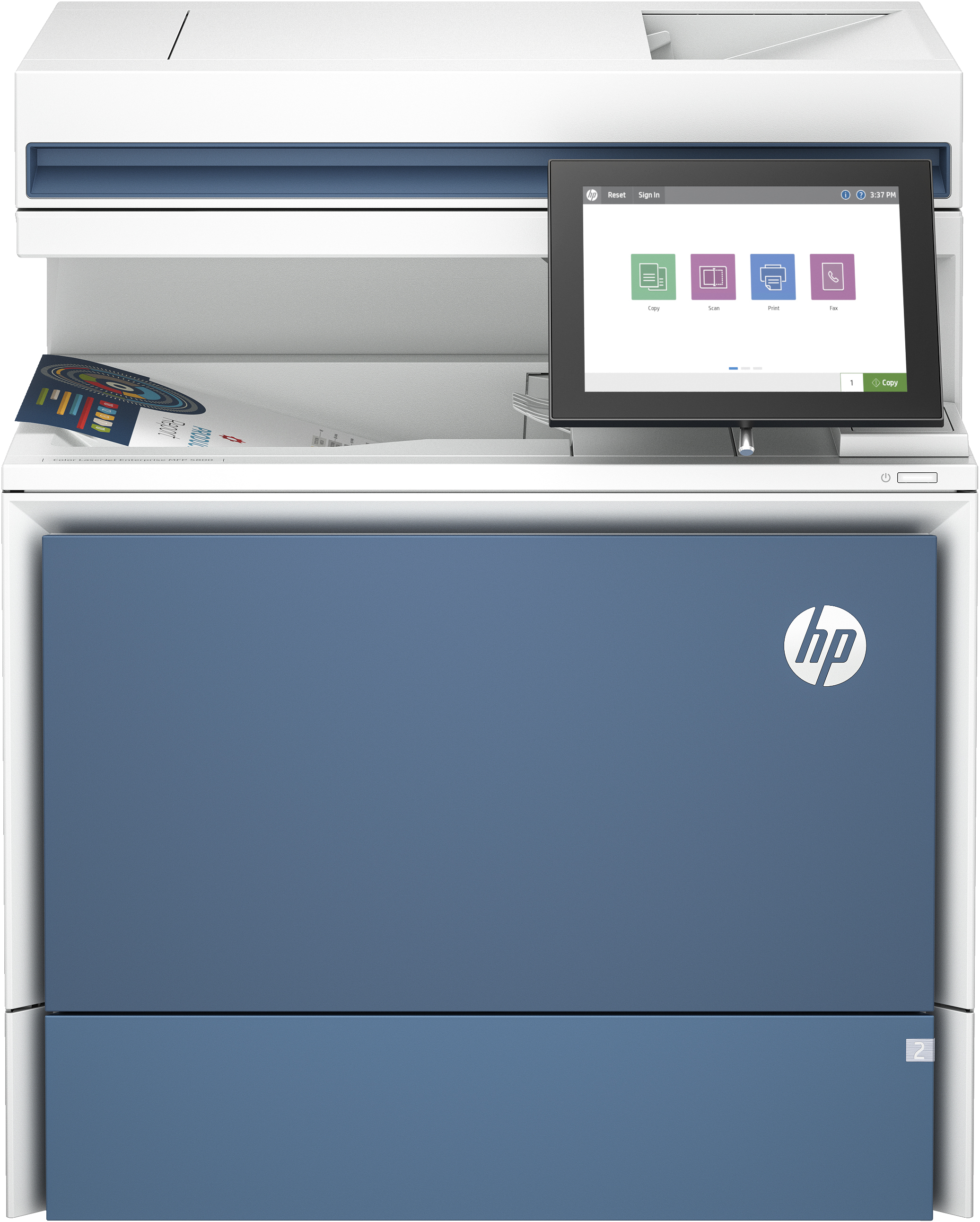 HP LaserJet Color Enterprise MFP 5800dn-skriver