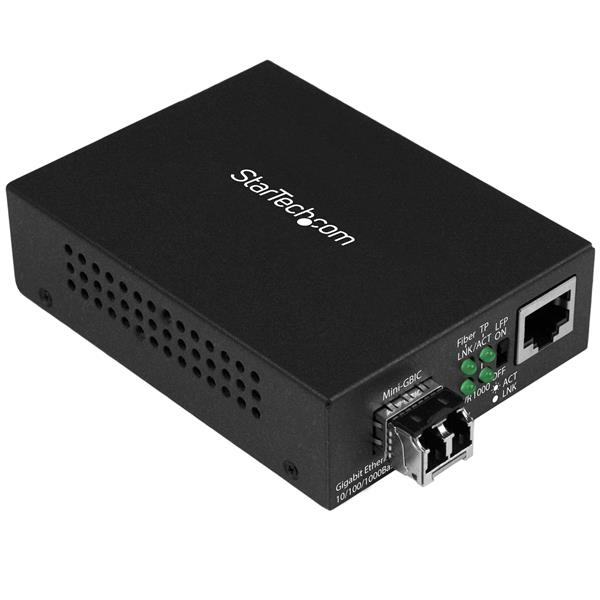 StarTech.com MCM1110MMLC nettverksmediakonverterer 1000 Mbit/s 850 nm Multi-modus Svart