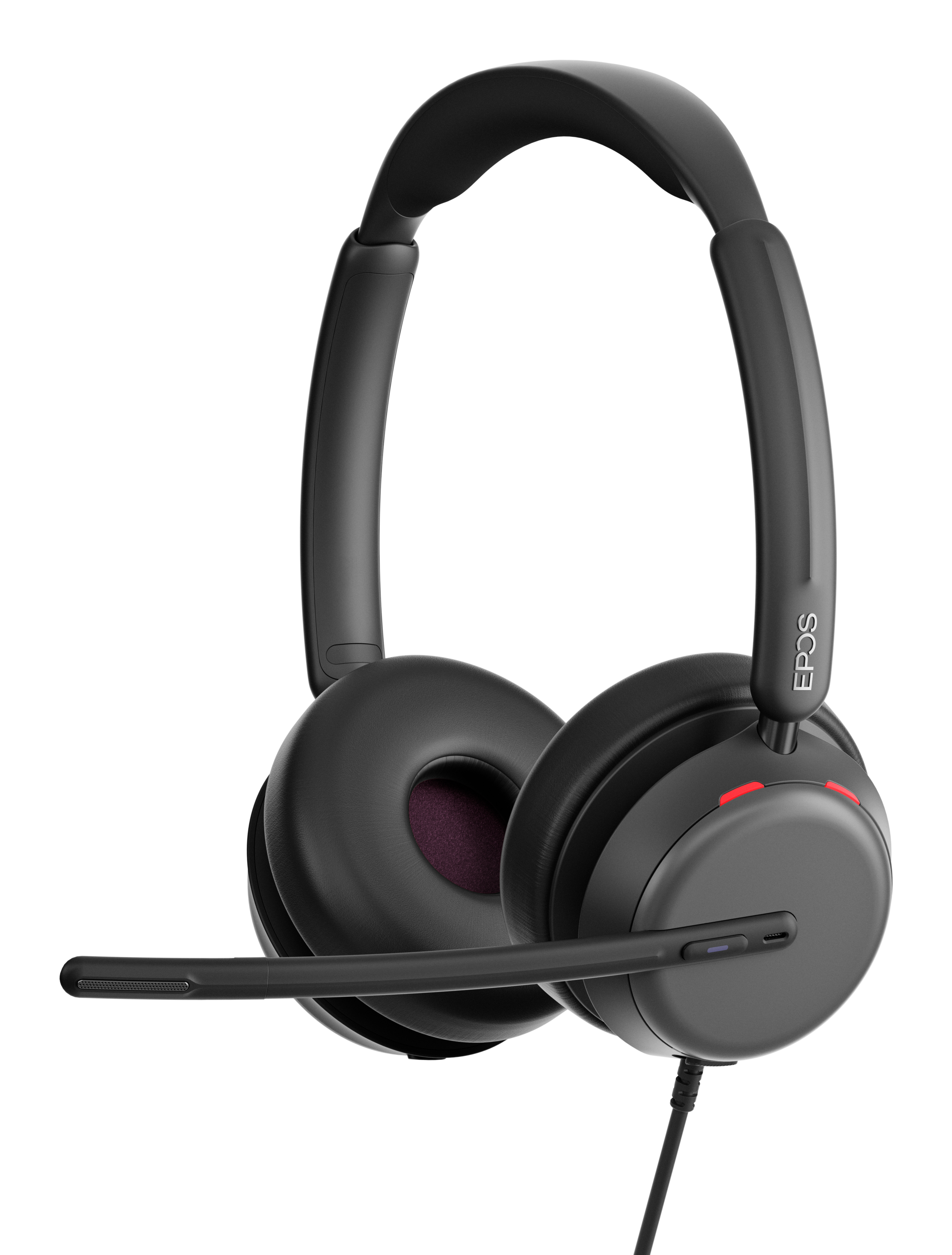 Lenovo 4Z21P85373 hodetelefon og headsett Hodesett Koblet med ledninger (ikke trådløs) Hodebånd Kontor/kundesenter USB Type-C / USB Type-A Svart