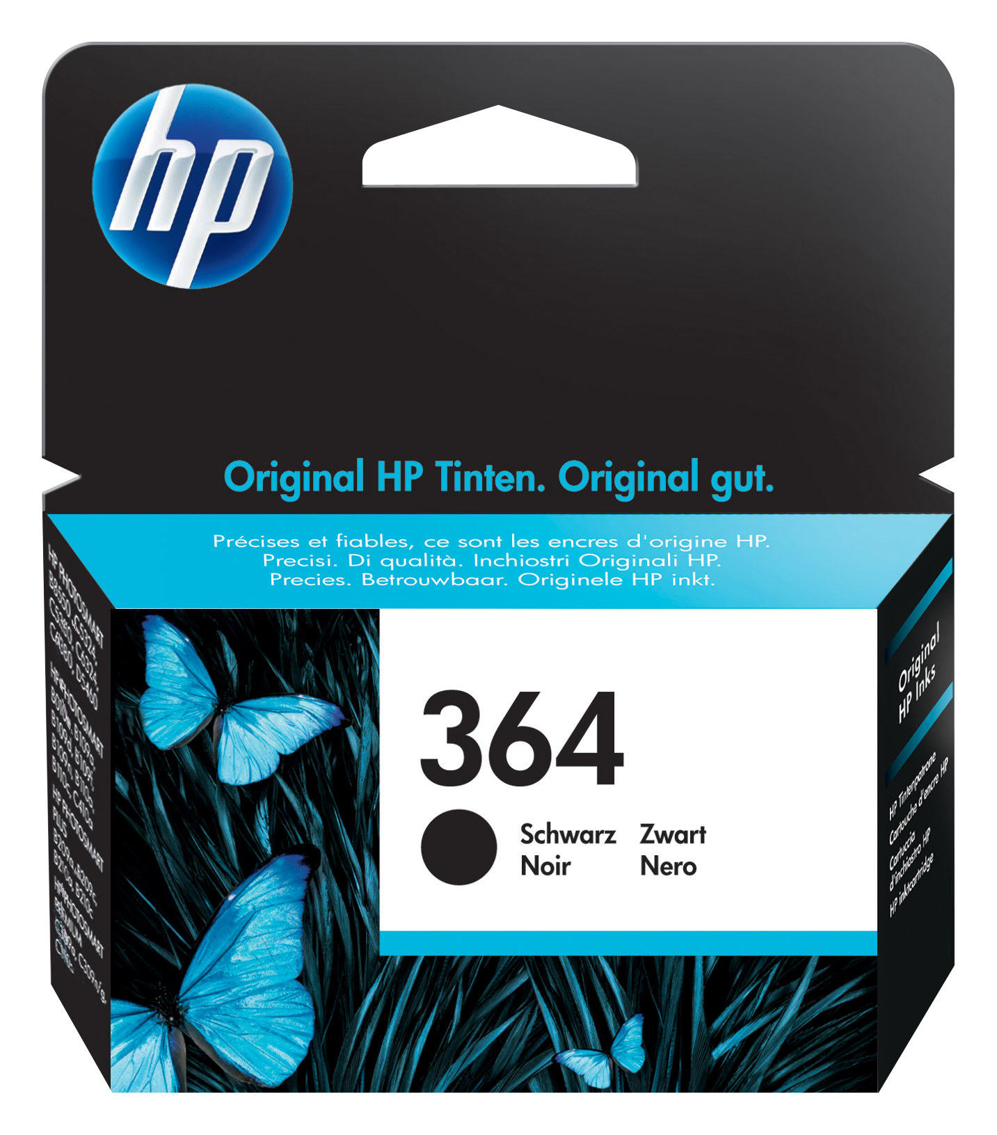 HP 364 svart original blekkpatron