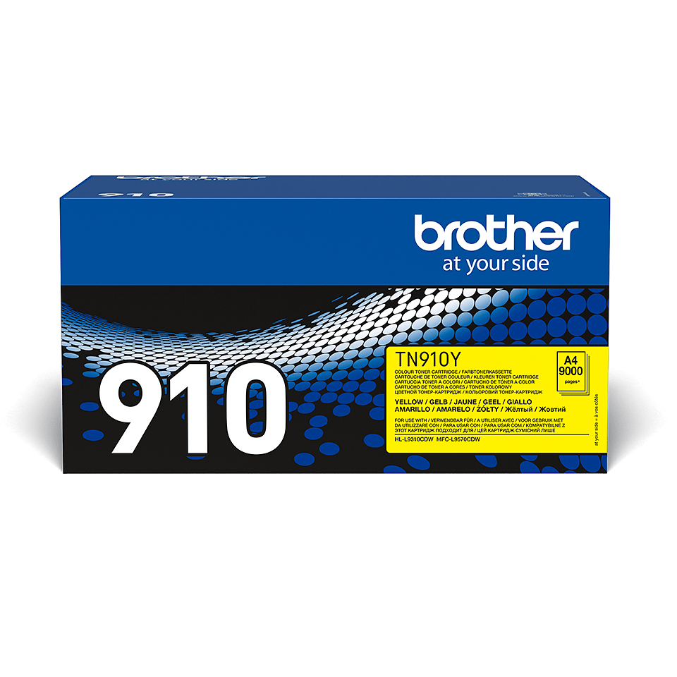 Brother TN-910Y tonerpatron 1 stykker Original Gult