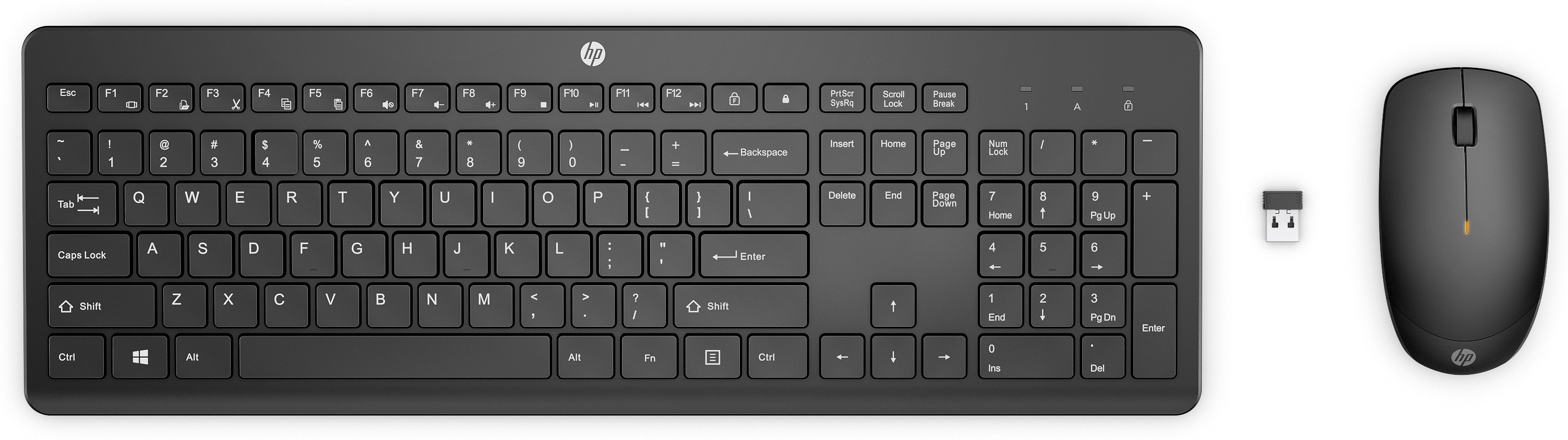 HP 235 kombinert trådløs mus og tastatur