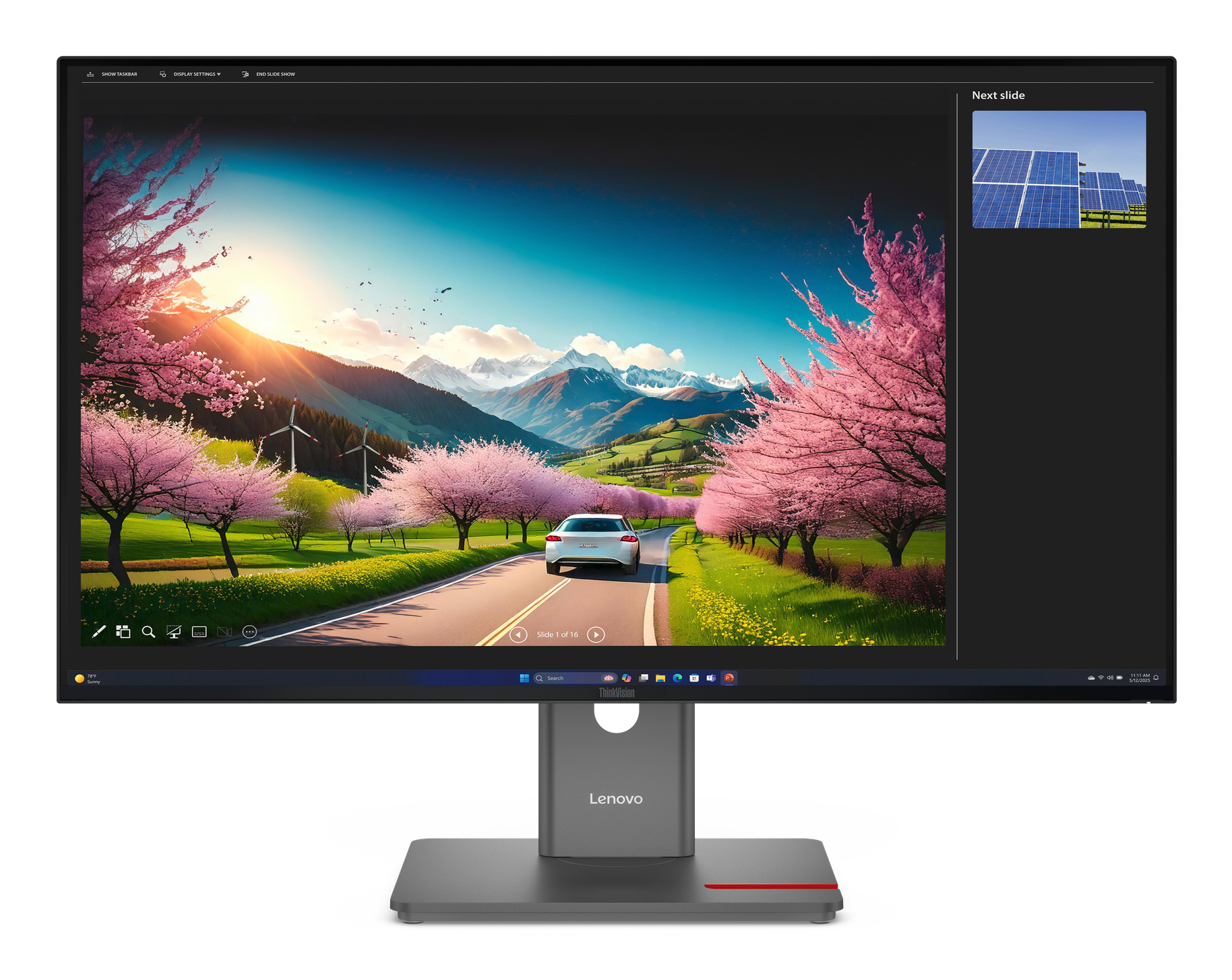 Lenovo ThinkVision P32UD-40 PC-skjerm 80 cm (31.5") 3840 x 2160 piksler 4K Ultra HD LCD Svart