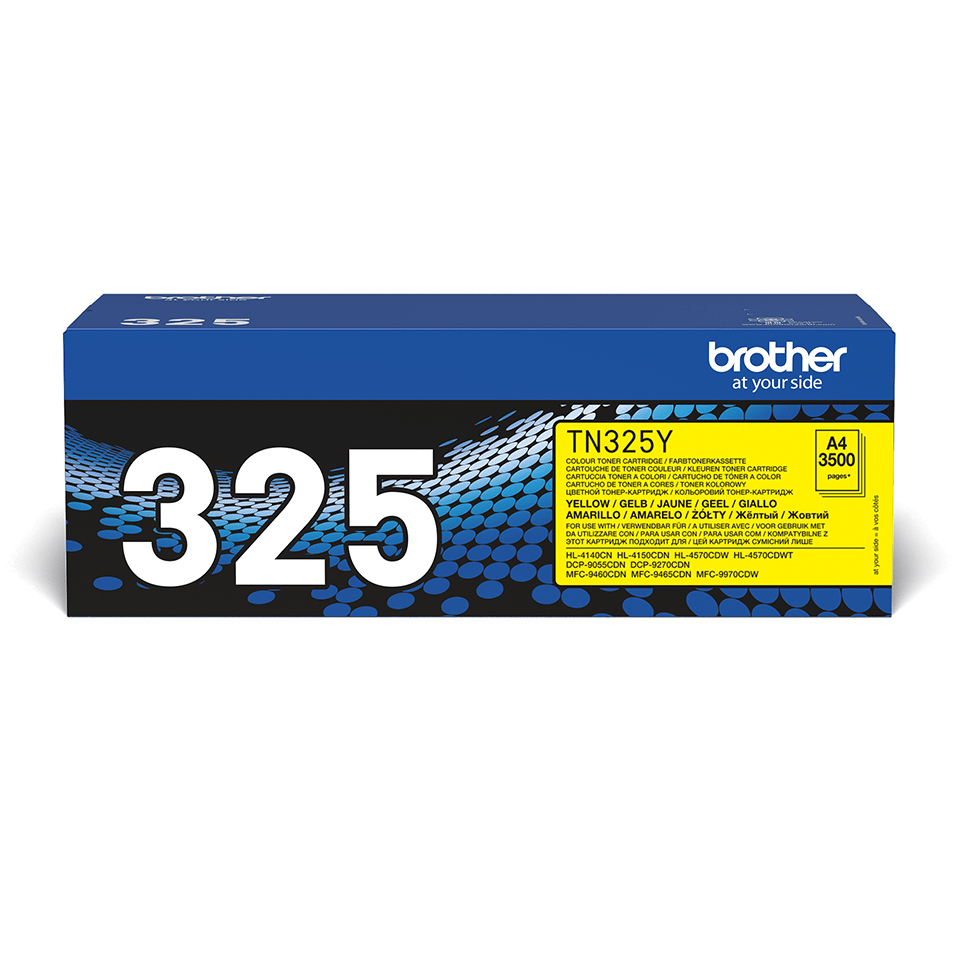 Brother TN-325Y tonerpatron 1 stykker Original Gult