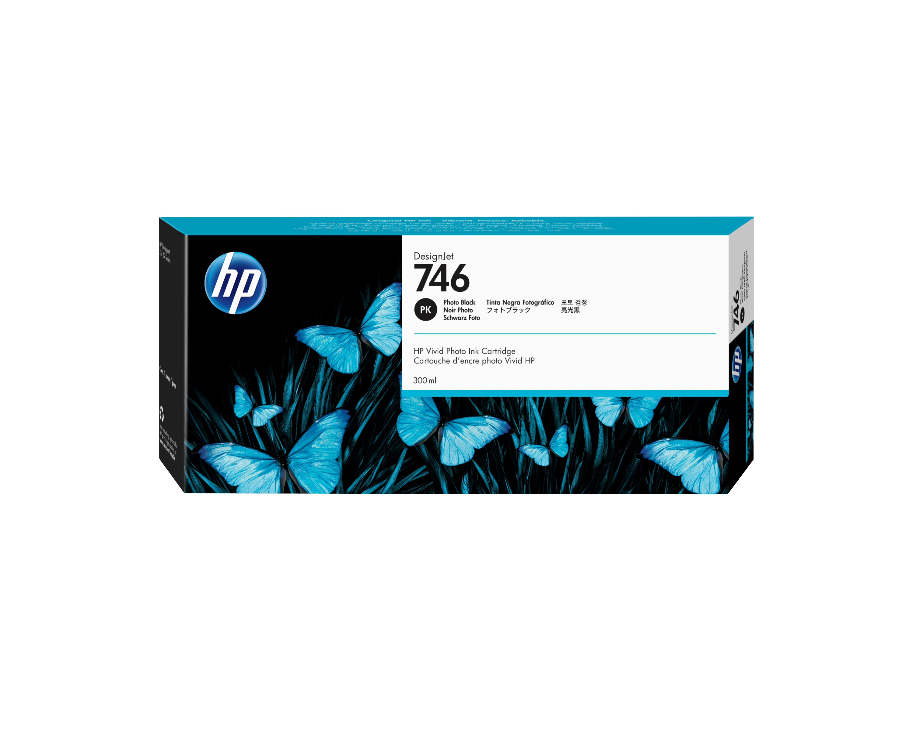 HP 746 300-ml Photo Black DesignJet Ink Cartridge
