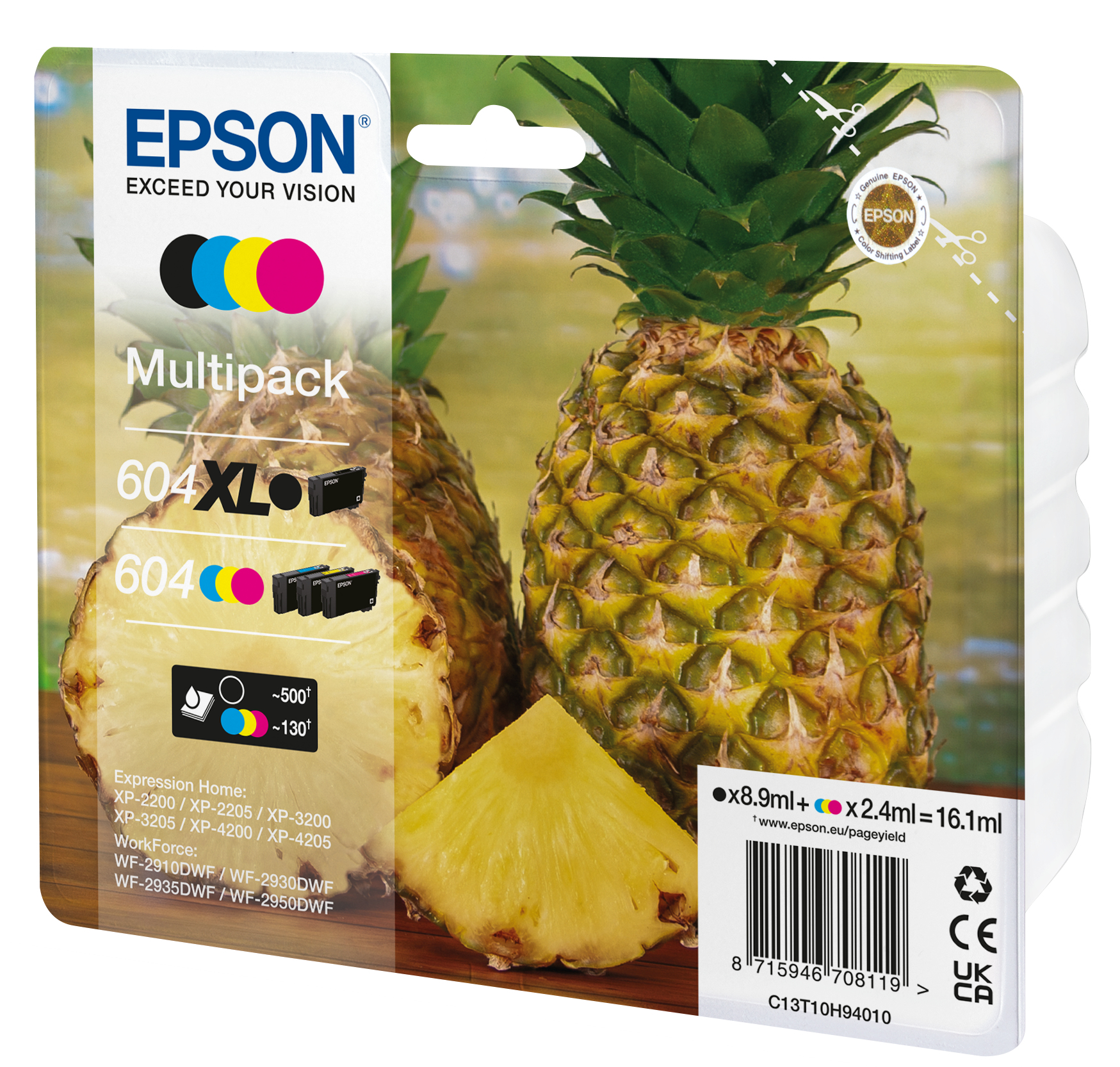 Epson Multipack 4-colours 604 XL Black/Std. CMY