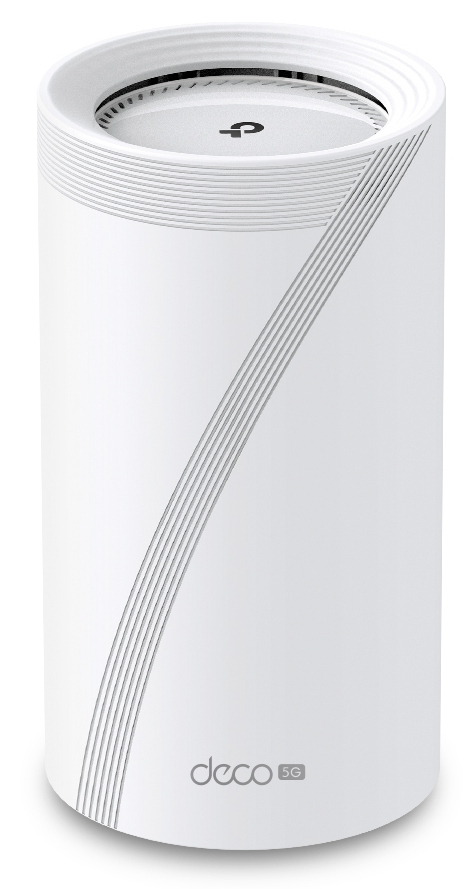 TP-Link DECO BE65-5G(1-PACK) Wi-Fi-system (mesh) Tre-båndsfrekvens (2,4 GHz / 5 GHz / 6 GHz) Wi-Fi 7 (802.11be) Hvit 3 Utvendig