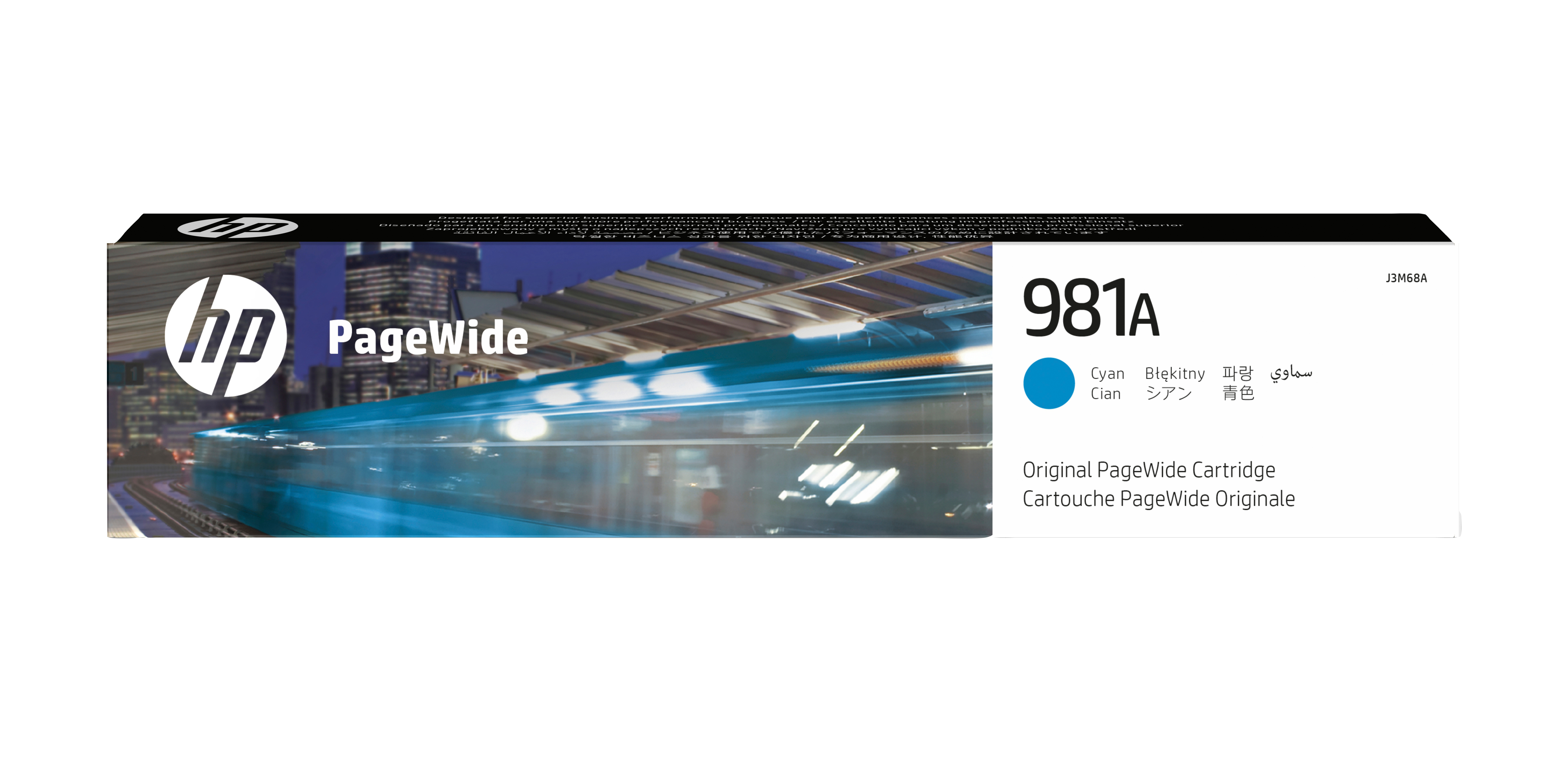 HP 981A cyan original PageWide-patron