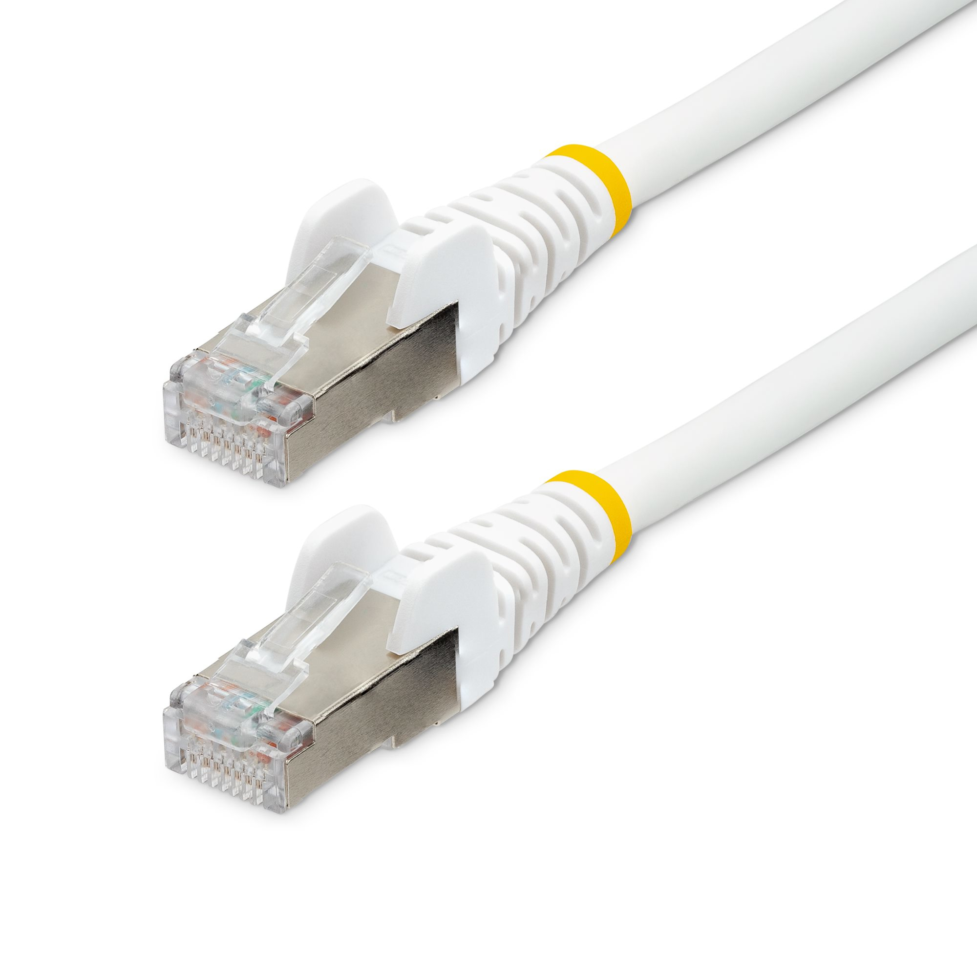 StarTech.com NLWH-5M-CAT6A-PATCH nettverkskabel Hvit S/FTP (S-STP)