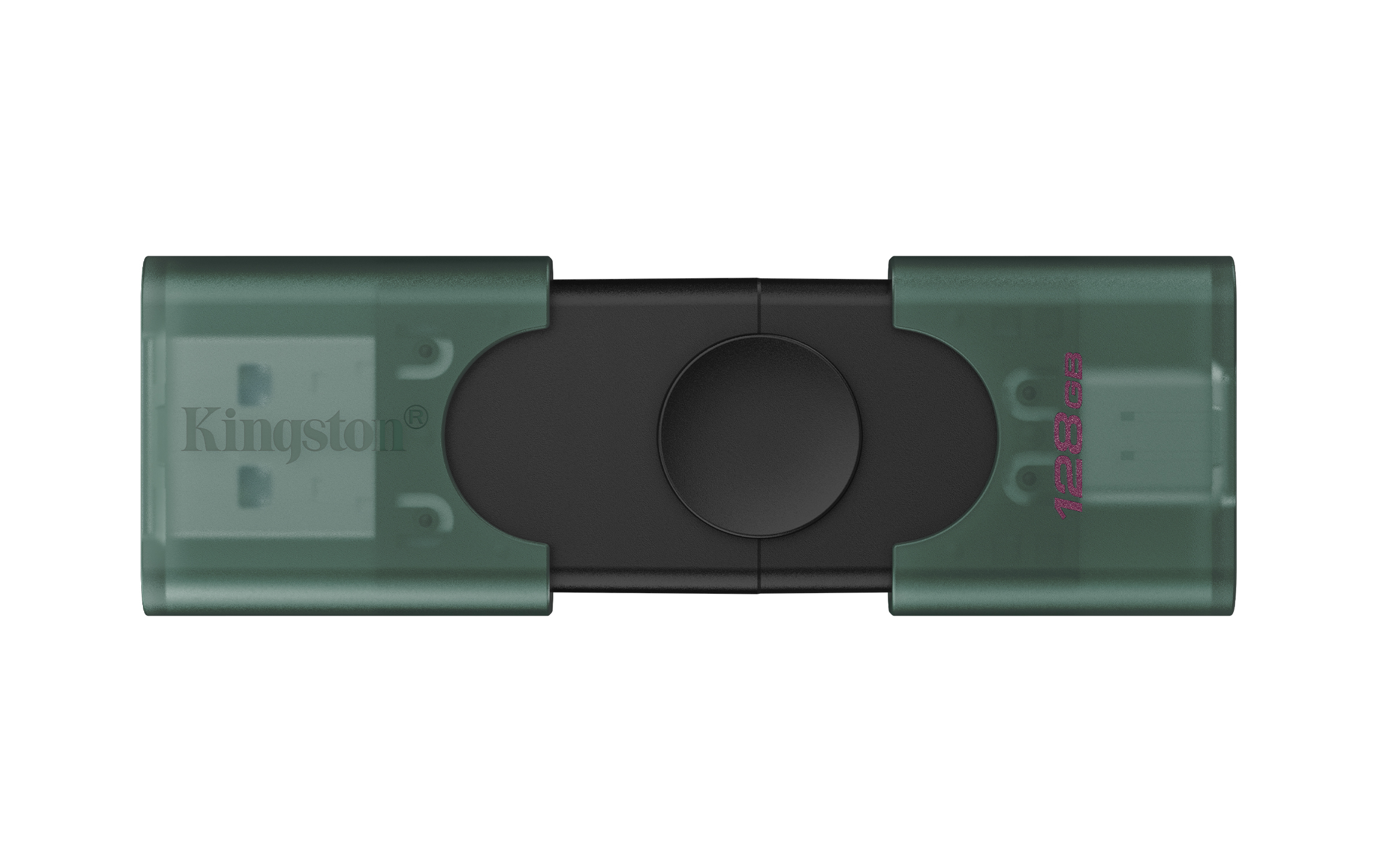Kingston Technology DataTraveler DuoG2 USB-minnepenn 128 GB USB Type-A / USB Type-C 3.2 Gen 1 (3.1 Gen 1) Svart, Grønn