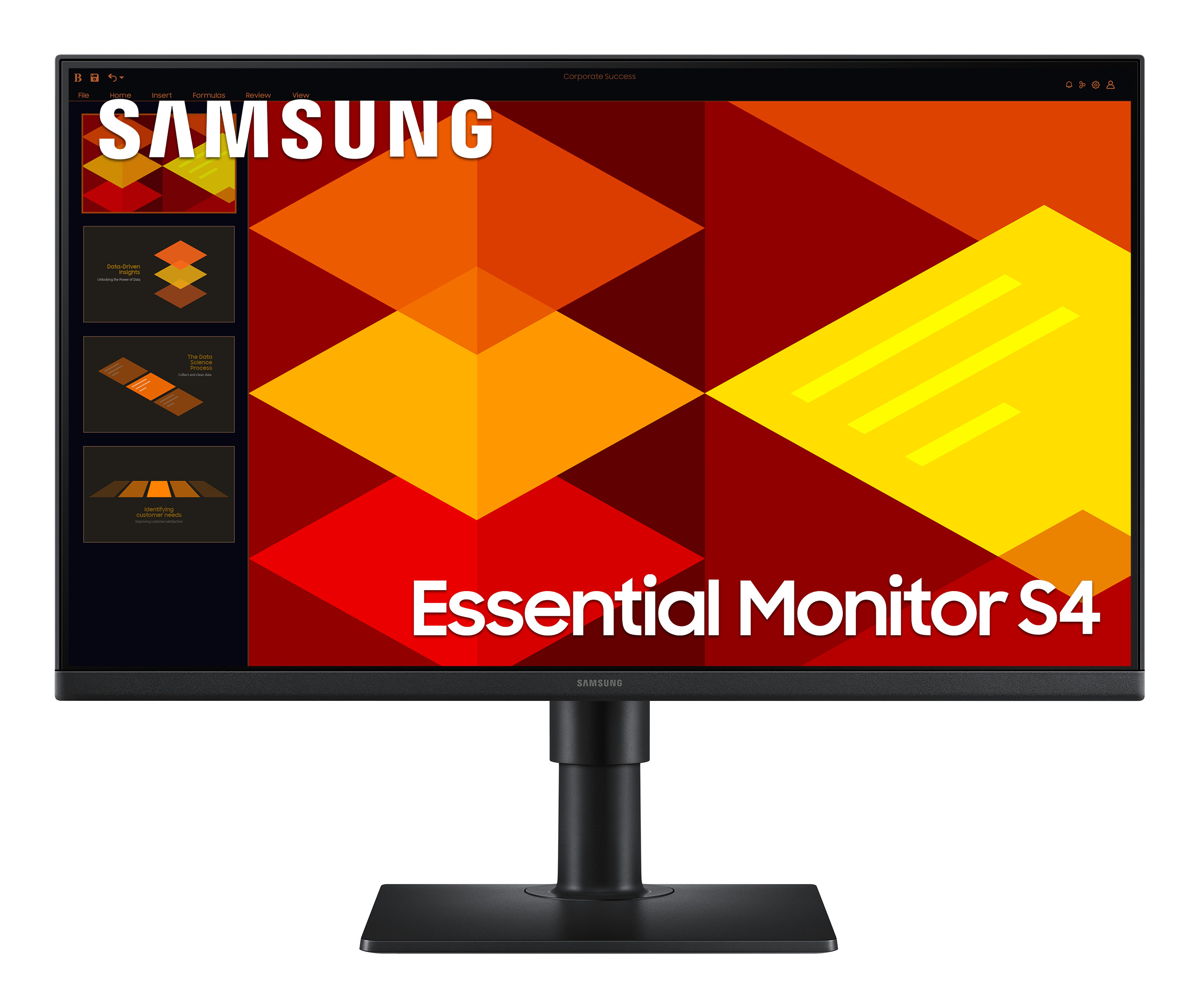 Samsung LS24D400GSUXXE PC-skjerm 61 cm (24") 1920 x 1080 piksler Full HD LCD Svart