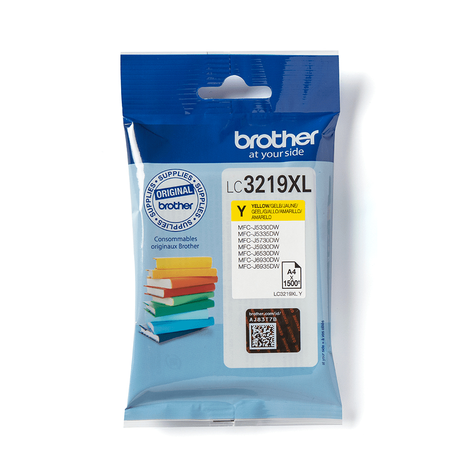 Brother LC3219XLY blekkpatron 1 stykker Original Gult