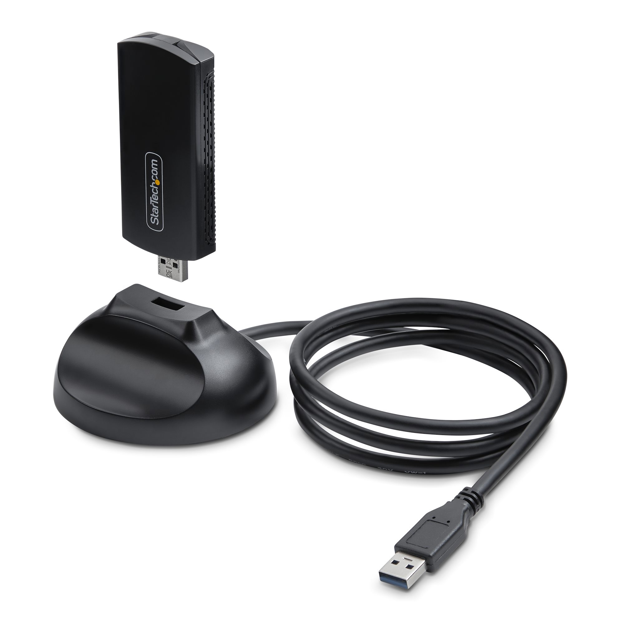 StarTech.com AX54005A-USB-WIFI-6E nettverkskort WLAN 2402 Mbit/s