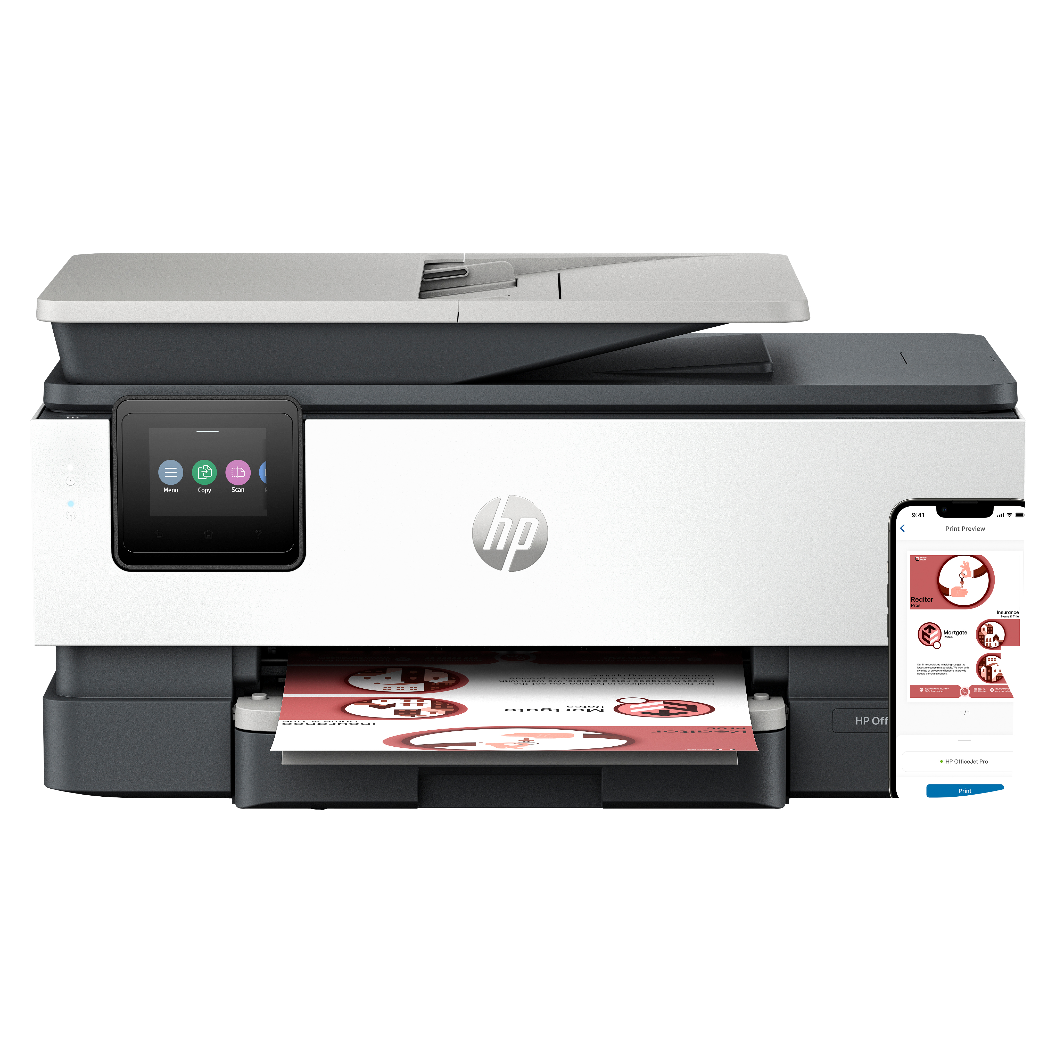 HP OfficeJet Pro 8132e Trådløs All-in-One Farge Skriver, Instant Ink; Tosidig utskrift