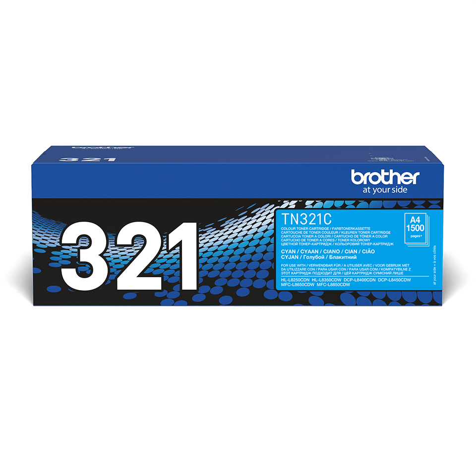 Brother TN-321C tonerpatron 1 stykker Original Cyan