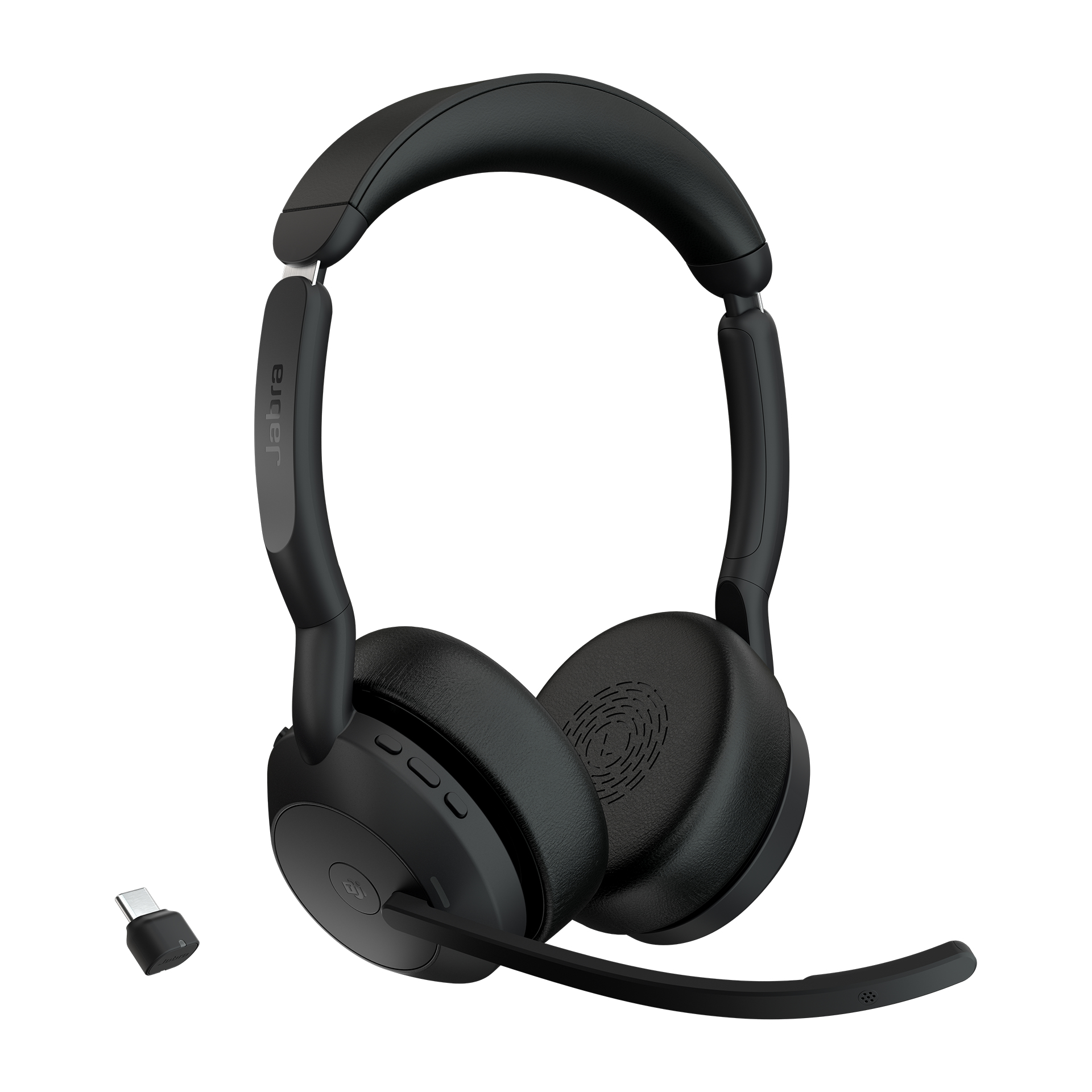 Jabra Evolve2 55 Hodesett Trådløs Hodebånd Kontor/kundesenter USB Type-C Bluetooth Ladestasjon